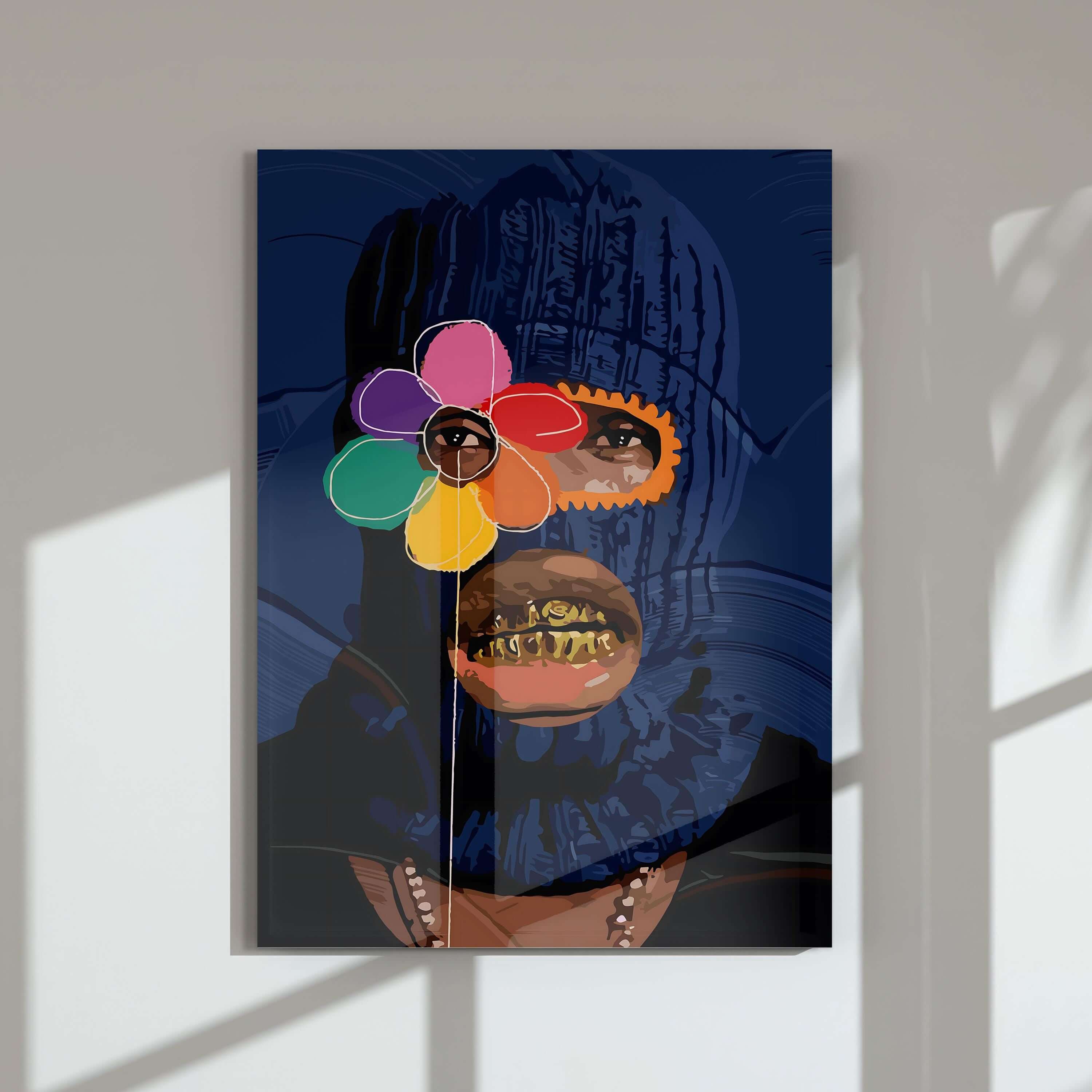 Abstract Black Man Wall Art Set of 12 - Haus of Prints