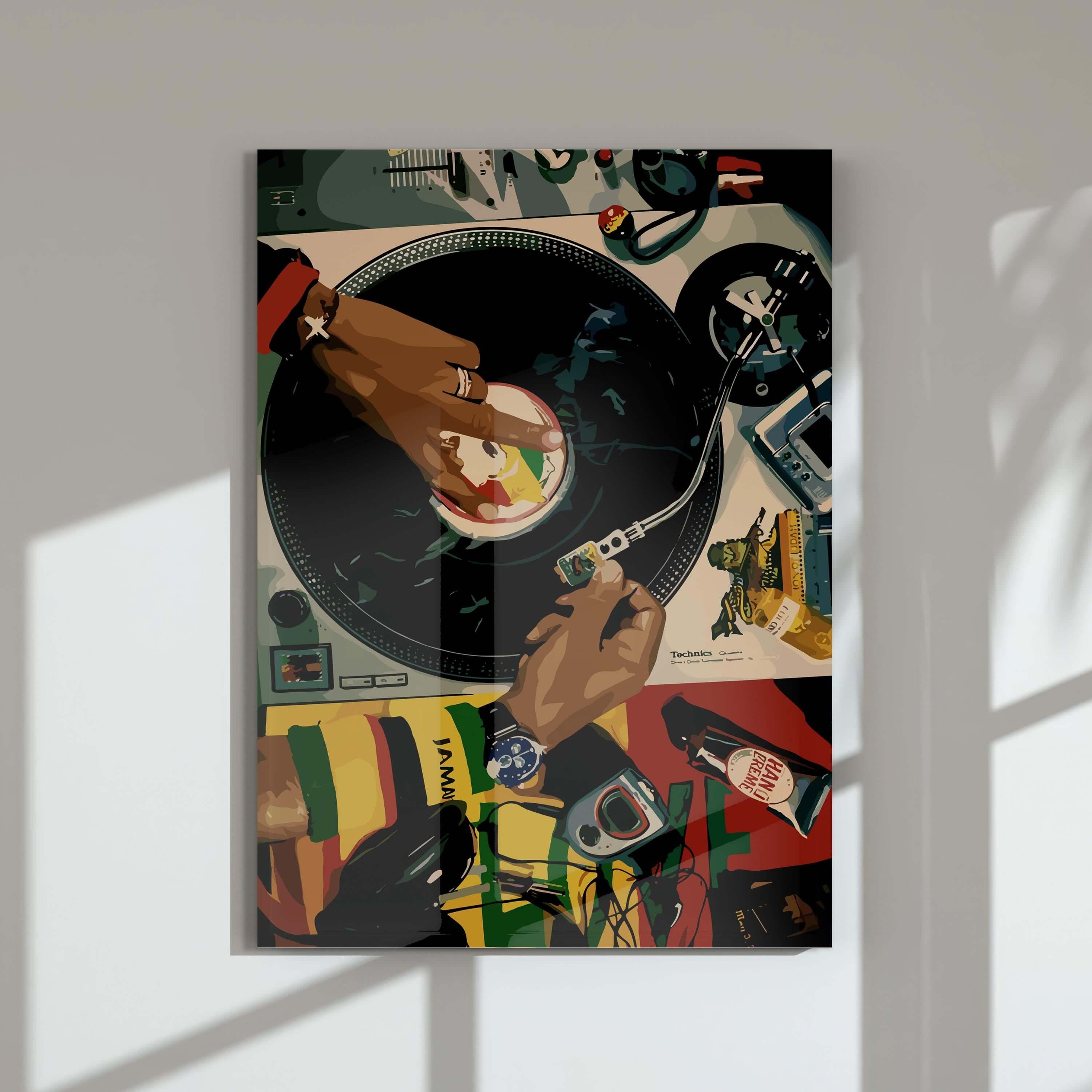 Abstract Black Man Wall Art Set of 12 - Haus of Prints