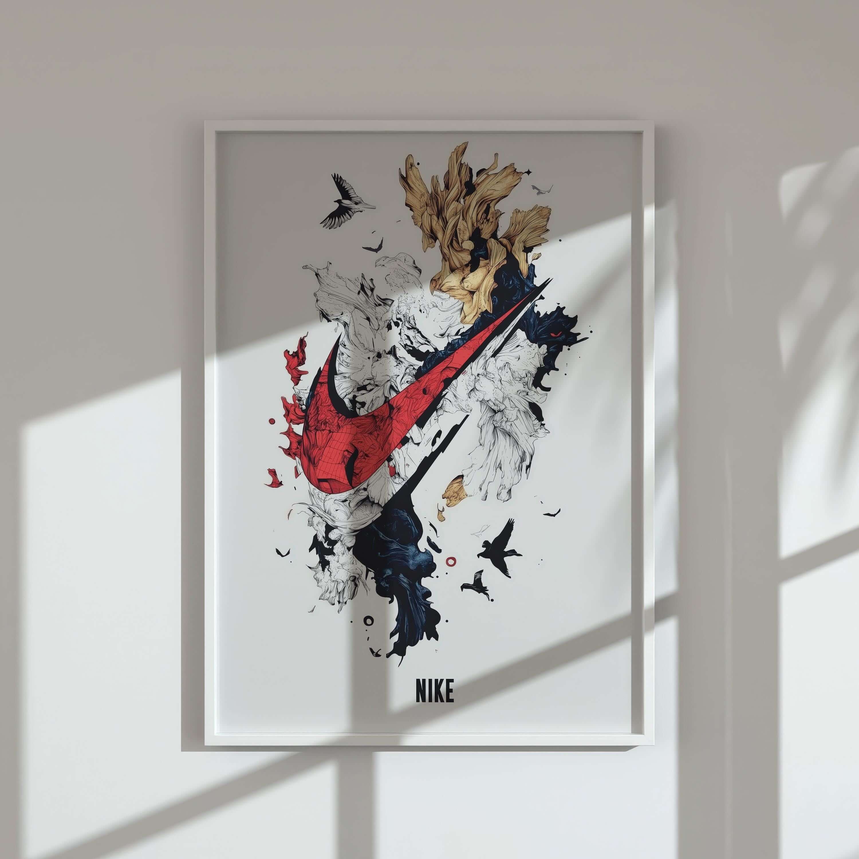 Abstract Nike Wall Art Set of 3 - Haus of Prints