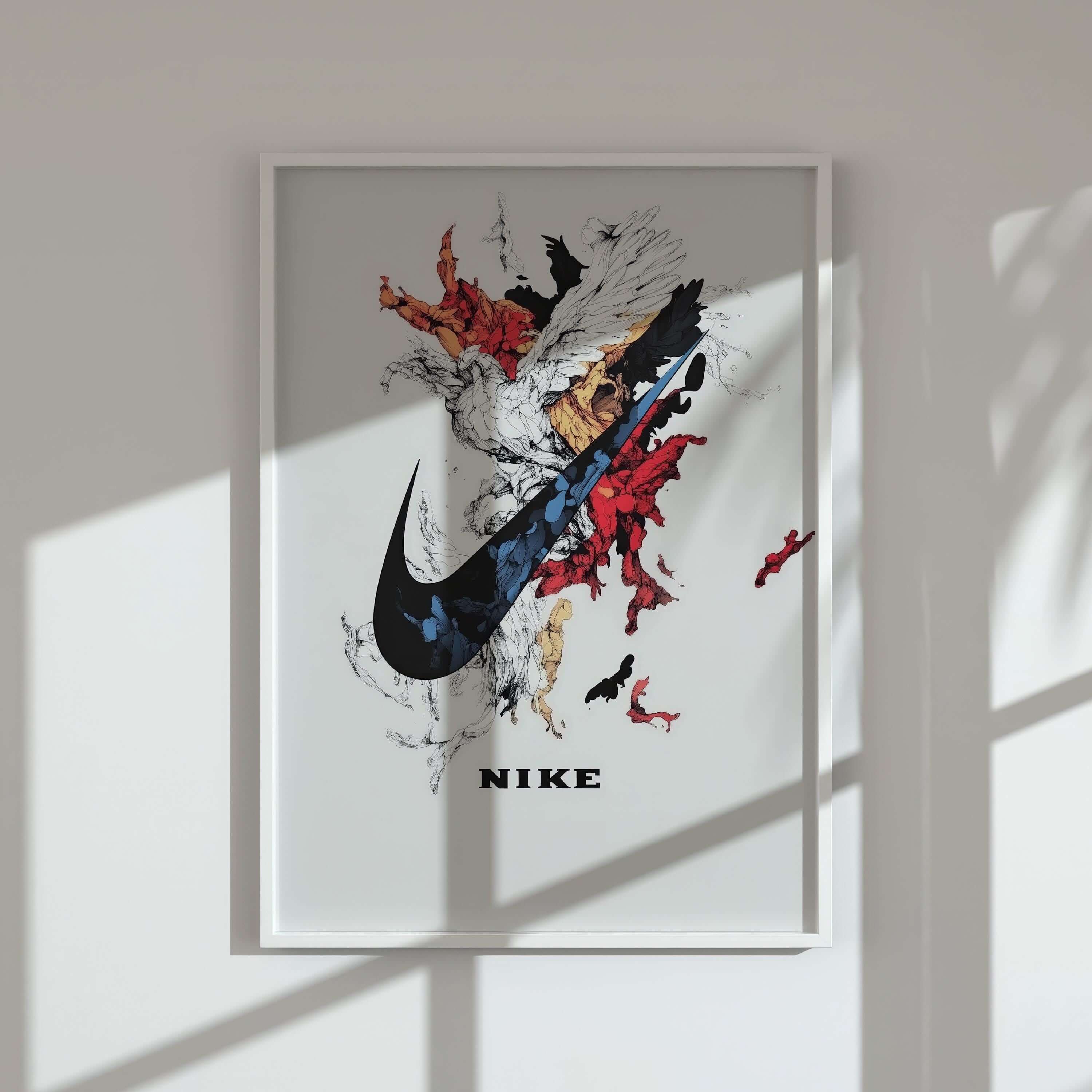 Abstract Nike Wall Art Set of 3 - Haus of Prints