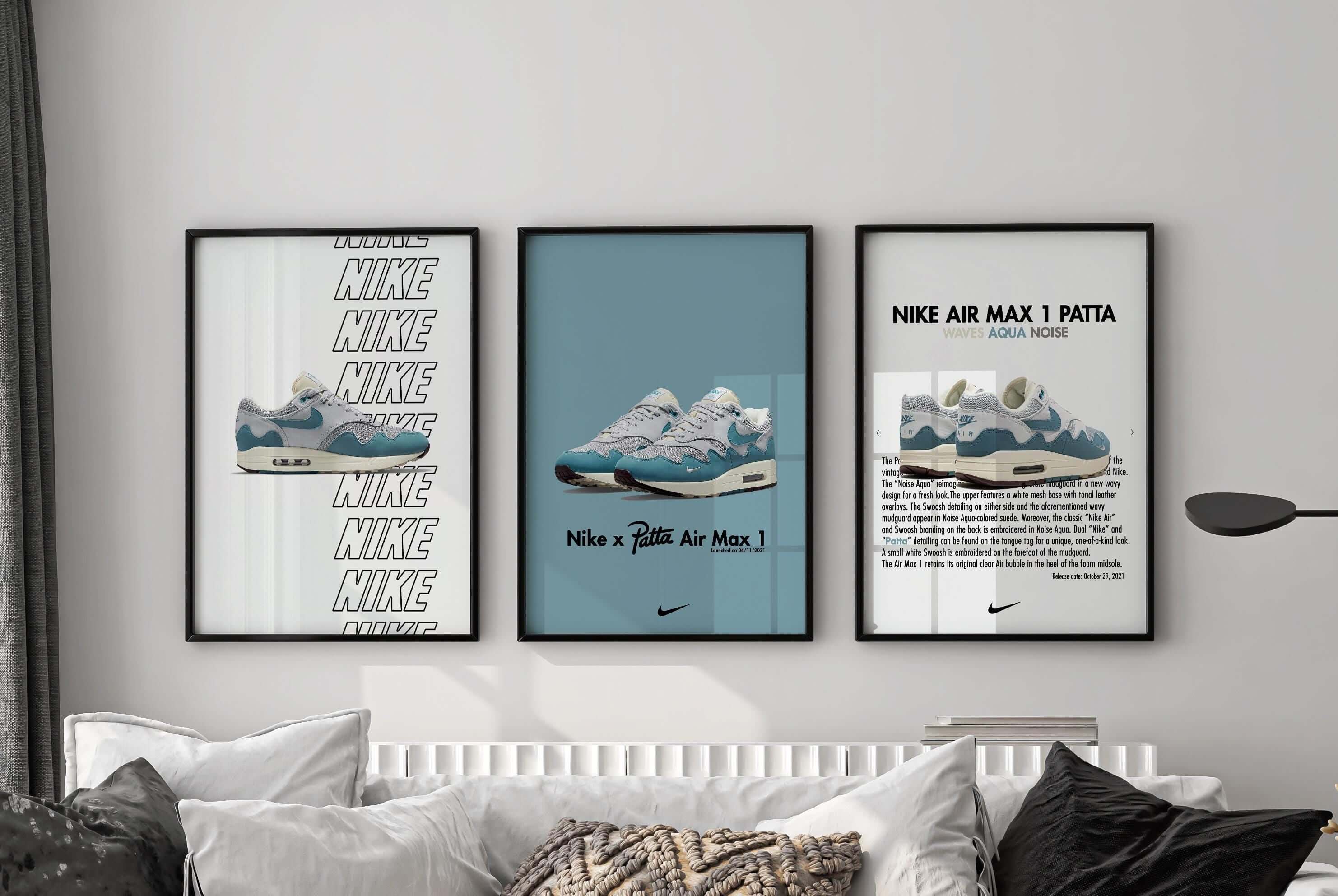 Air Max 1 Patta Poster Set of 3 - Haus of Prints