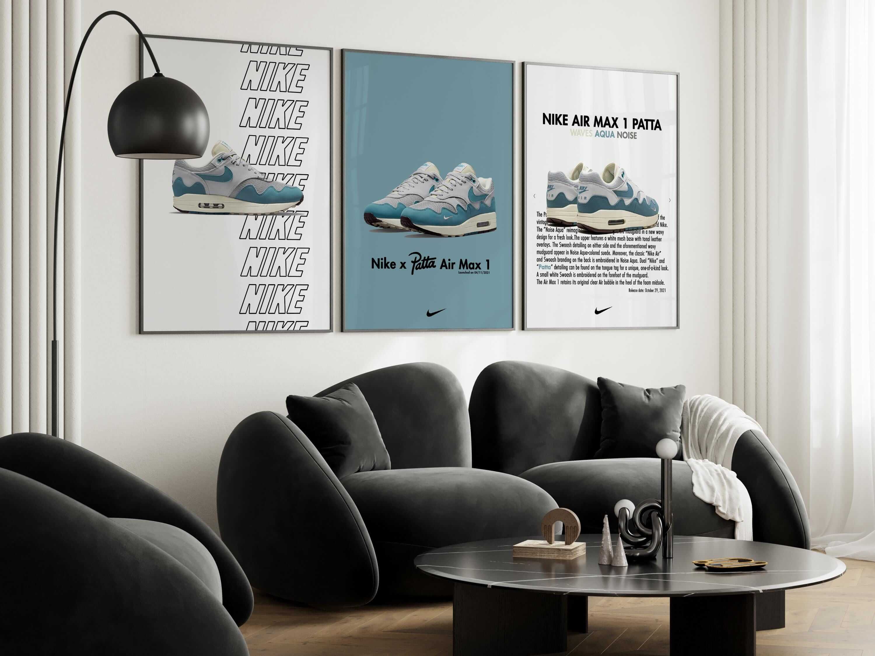 Air Max 1 Patta Poster Set of 3 - Haus of Prints
