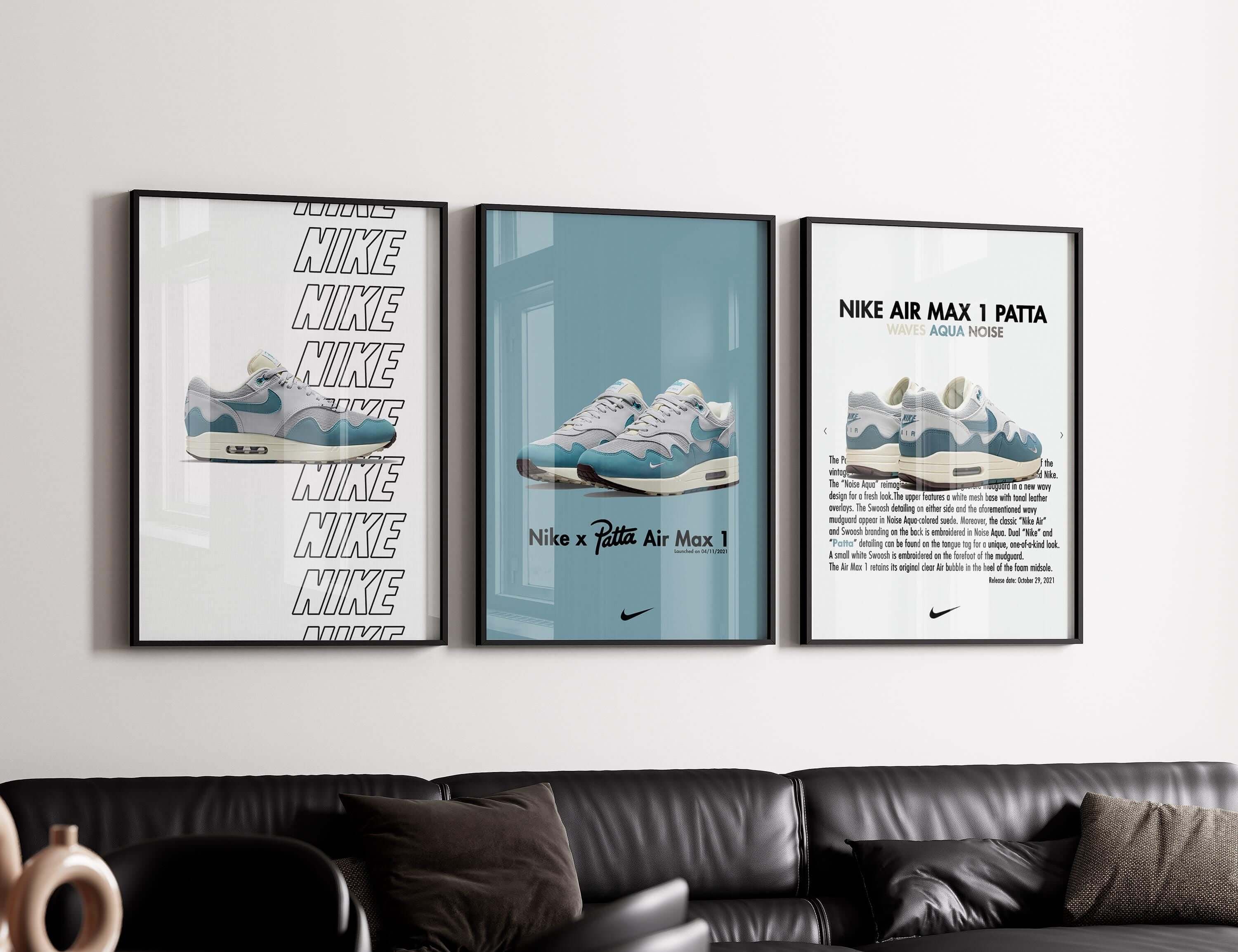 Air Max 1 Patta Poster Set of 3 - Haus of Prints