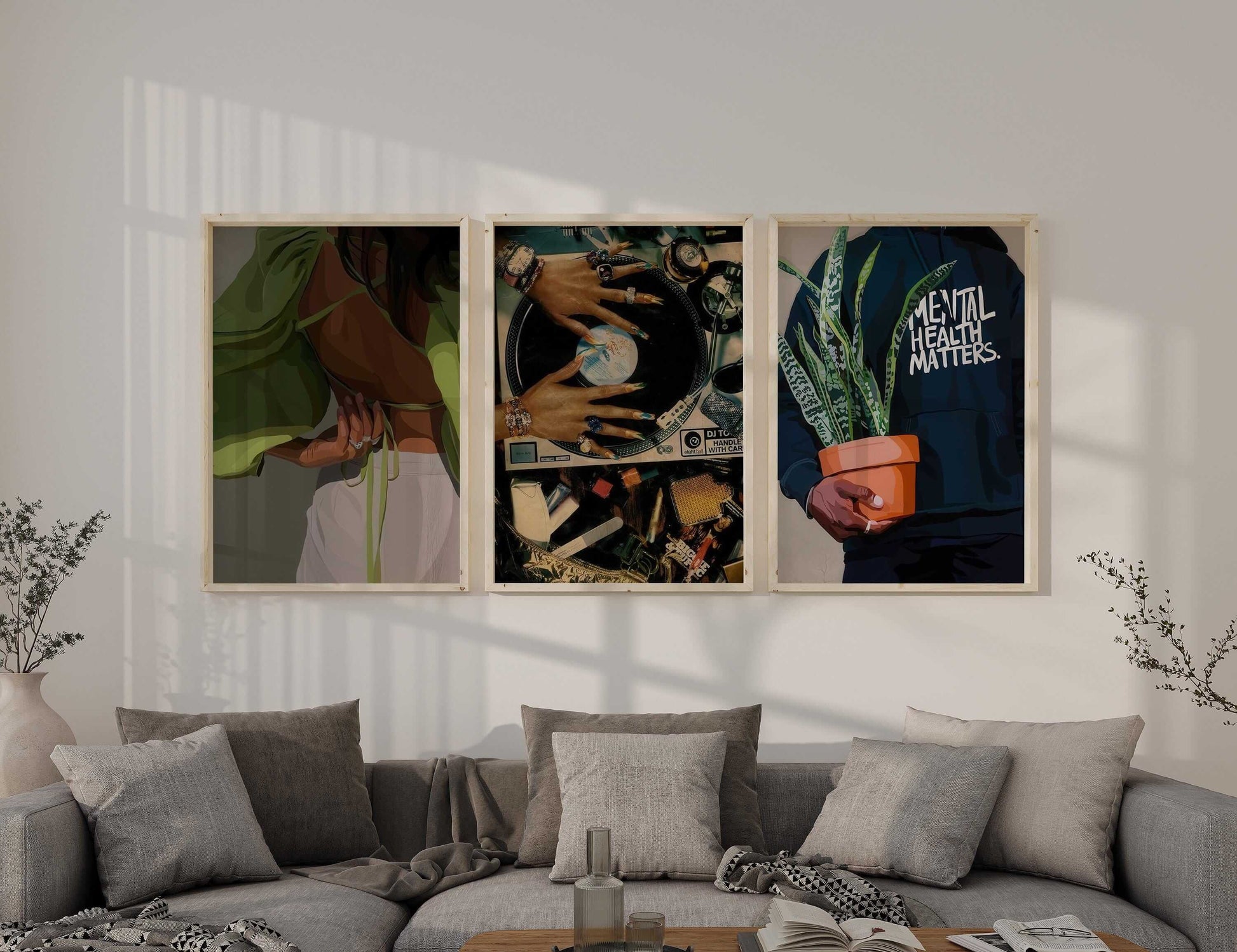 Black Art Printable Wall Art Set of 15 - Haus of Prints