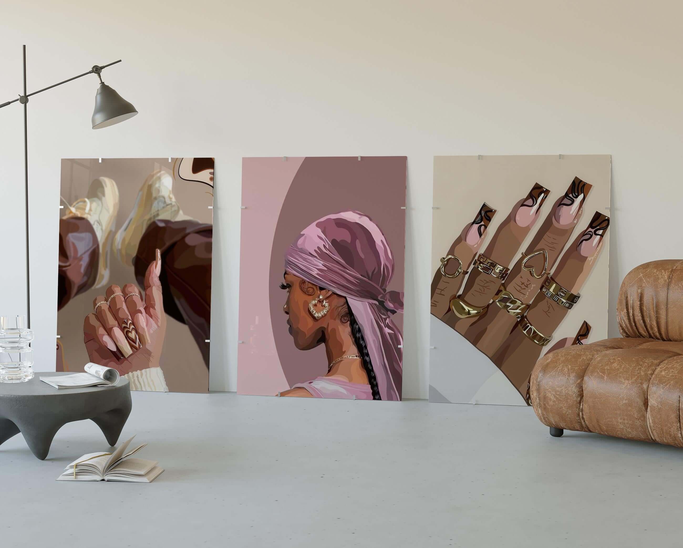 Black Girl Printable Wall Art Set of 9 - Haus of Prints