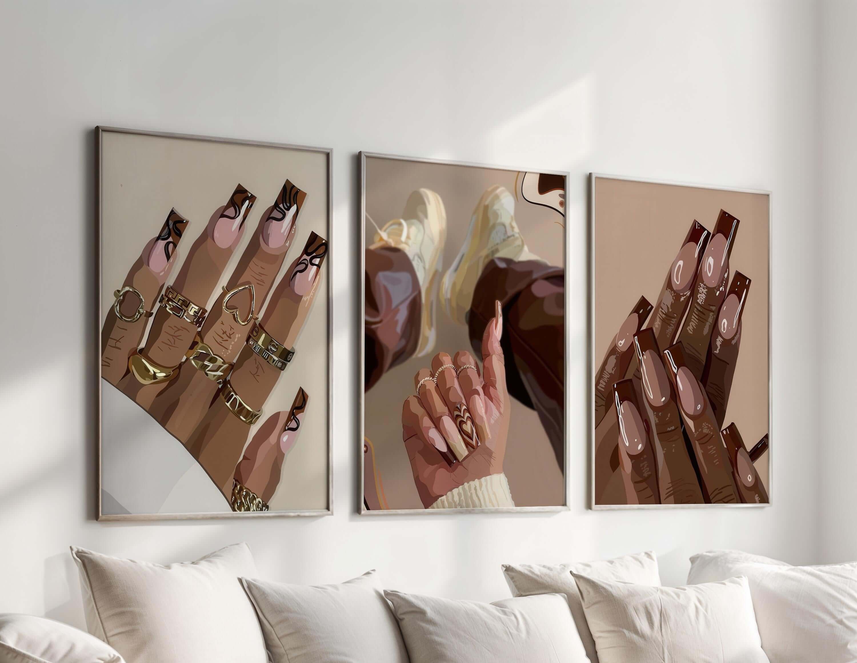 Black Girl Printable Wall Art Set of 9 - Haus of Prints