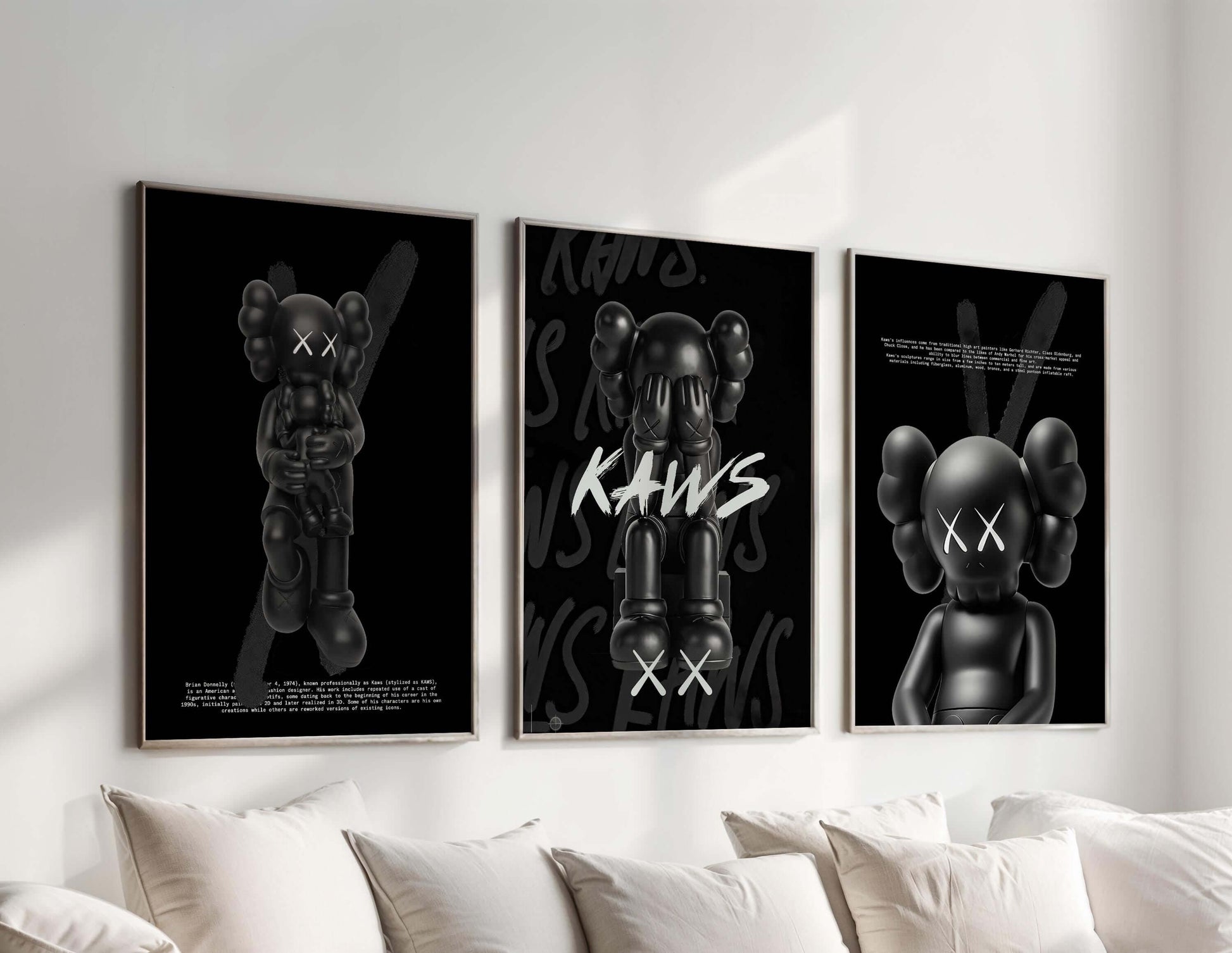 Black Hypebeast Poster Set of 3 - Haus of Prints