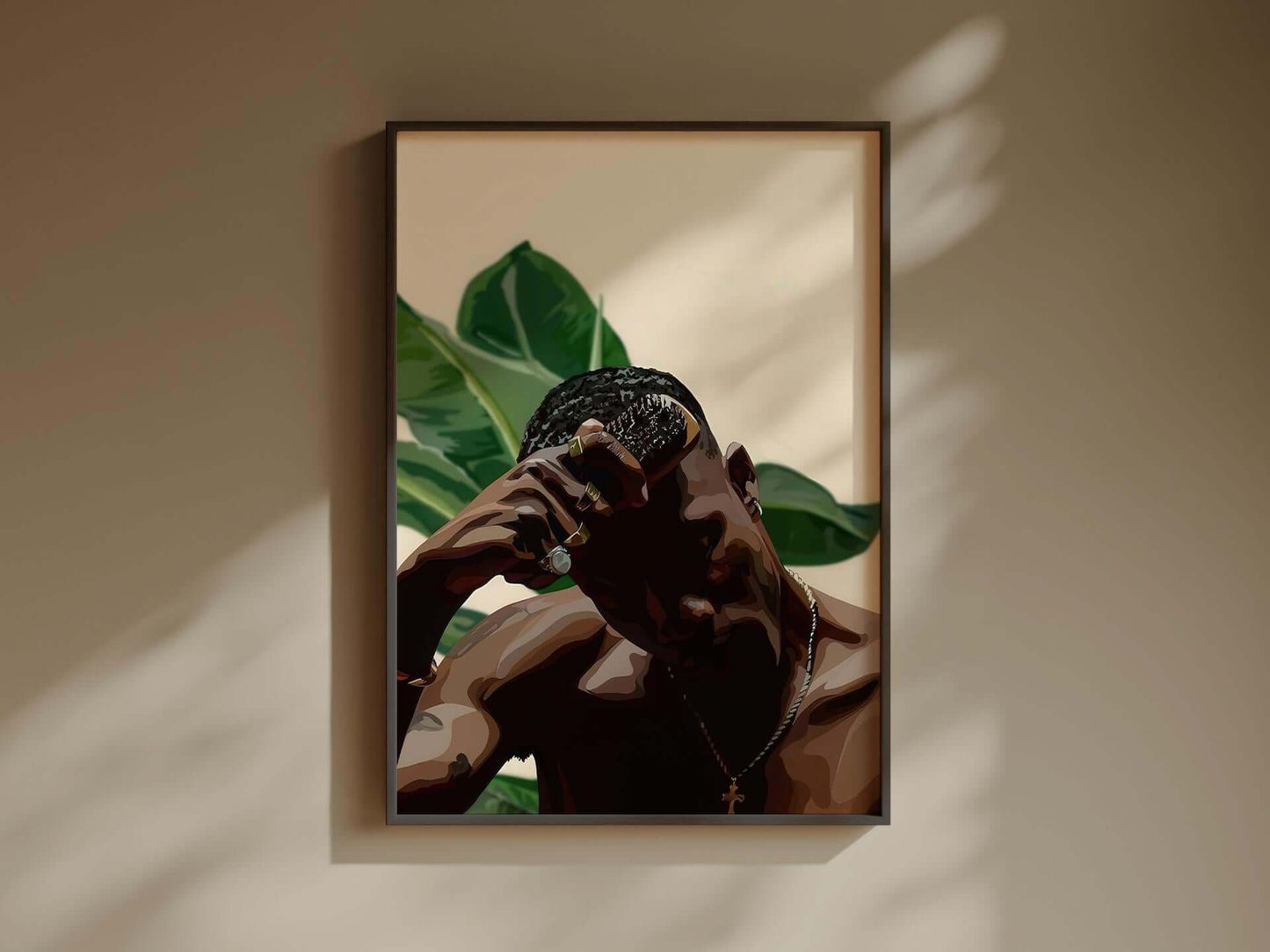Black Melanin Art Set of 3 - Haus of Prints