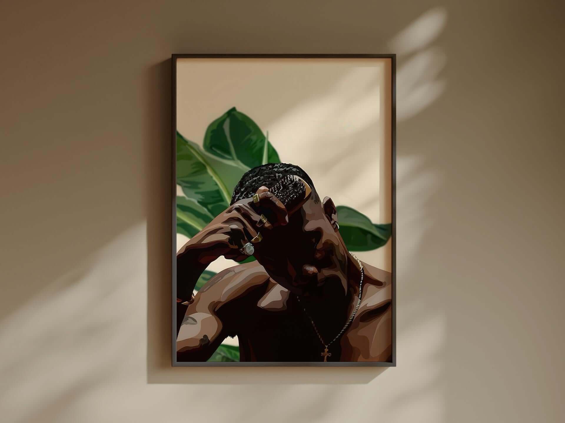 Black Melanin Art Set of 3 - Haus of Prints