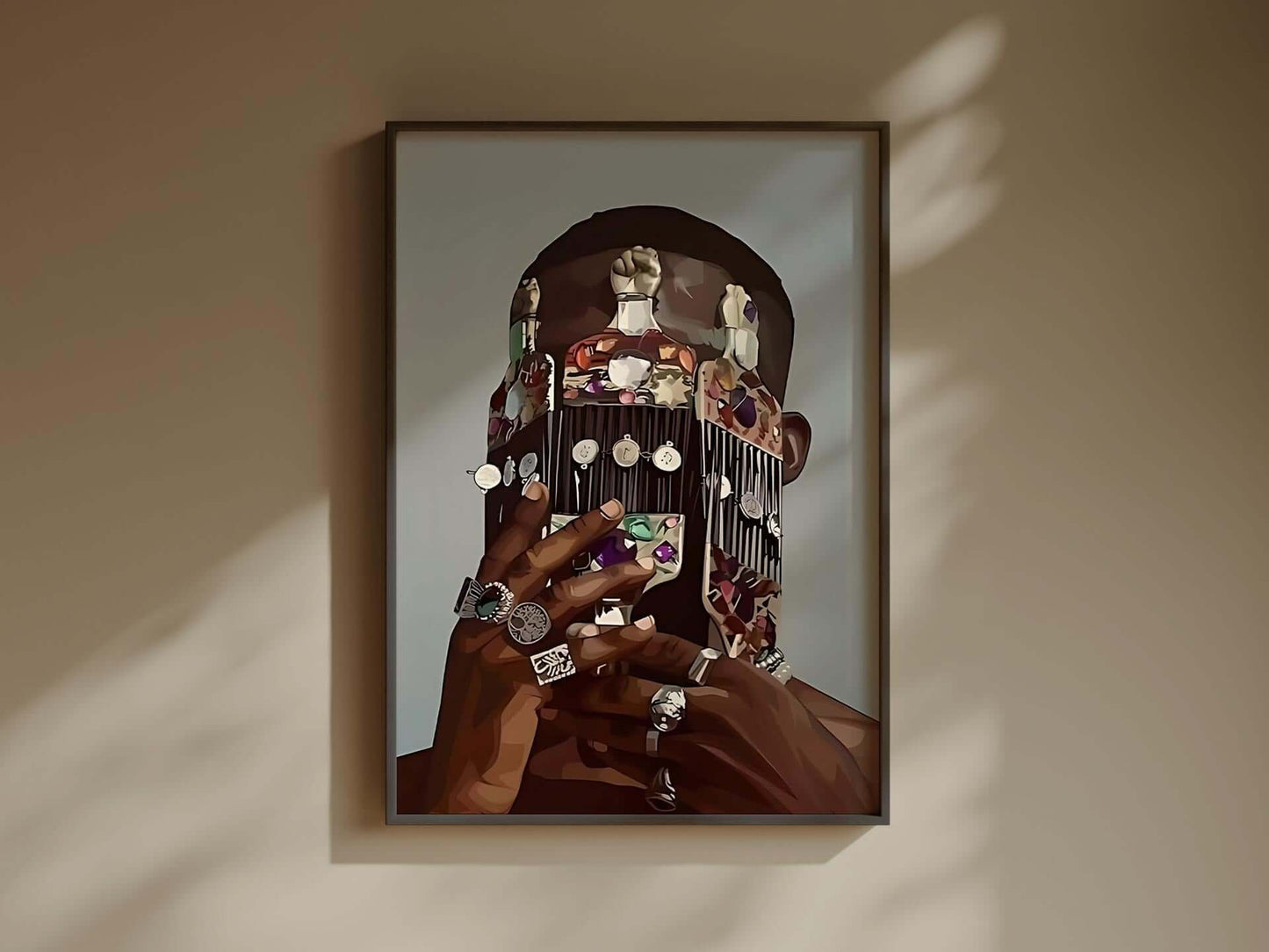 Black Melanin Art Set of 3 - Haus of Prints