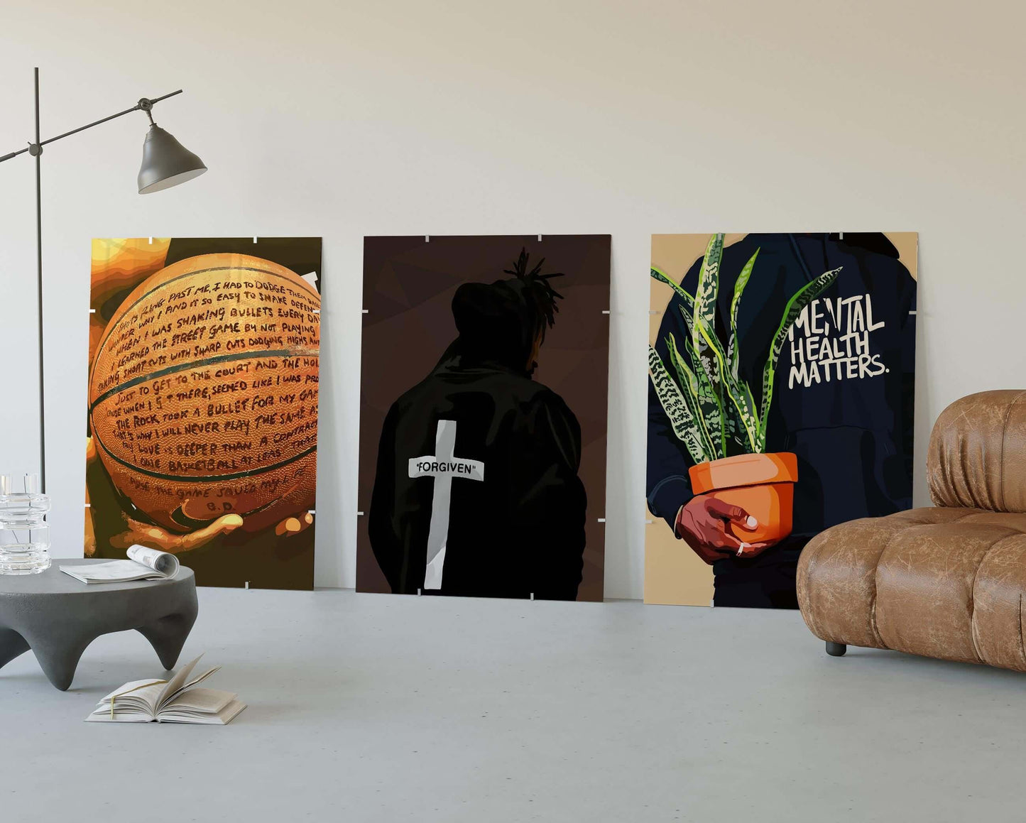 Black Men Urban Poster Set of 6 - Haus of Prints