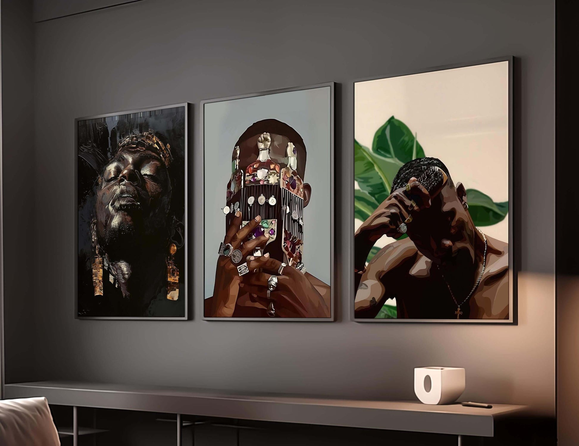 Black Men Wall Art Set of 15 - Haus of Prints