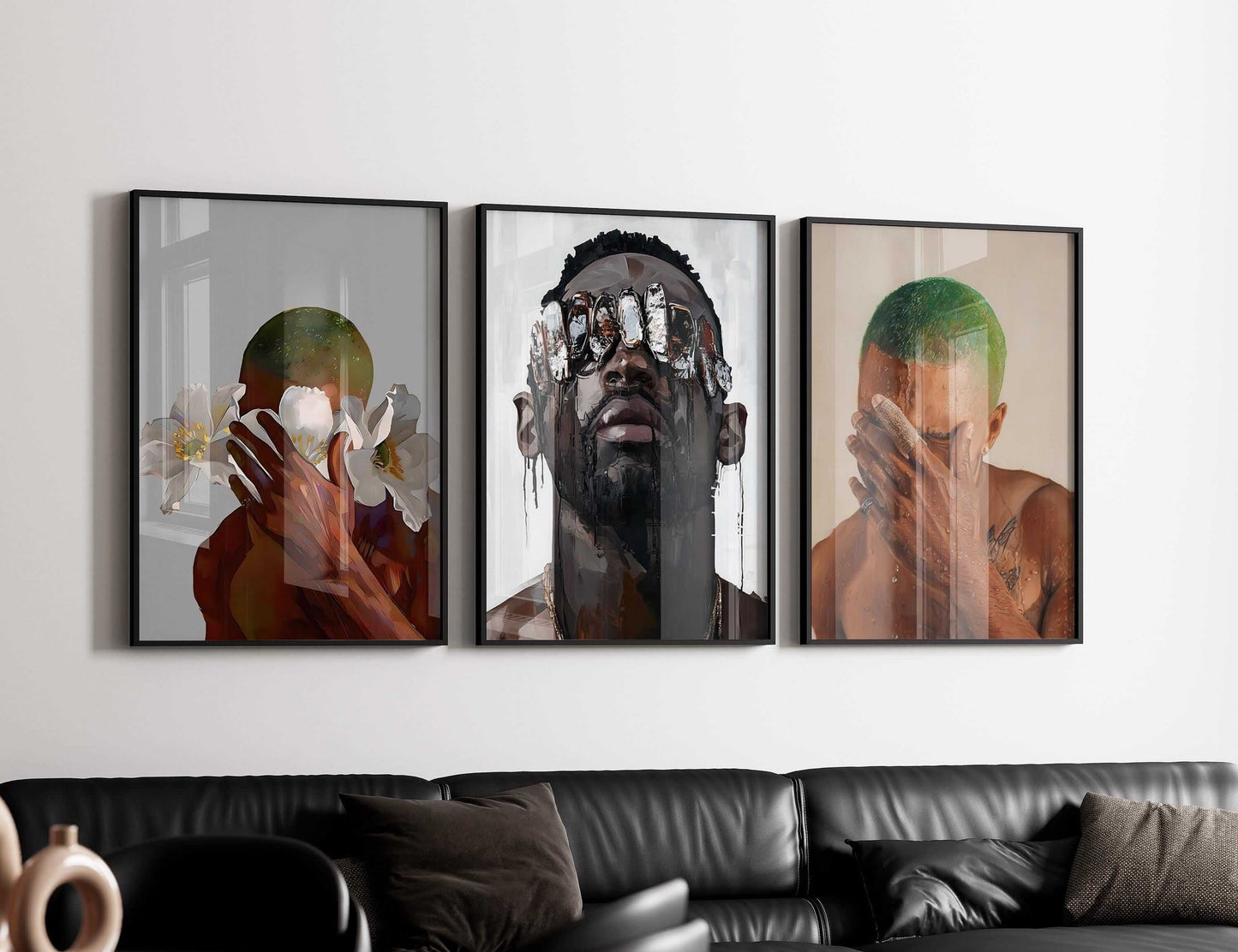 Black Men Wall Art Set of 15 - Haus of Prints