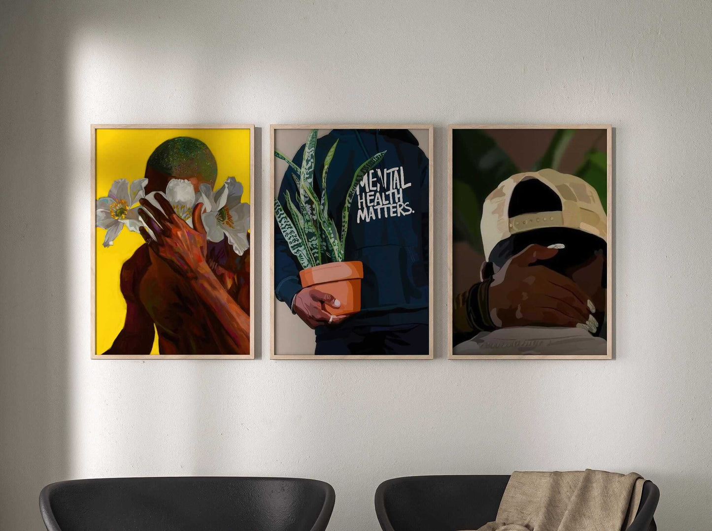 Black Men Wall Art Set of 15 - Haus of Prints
