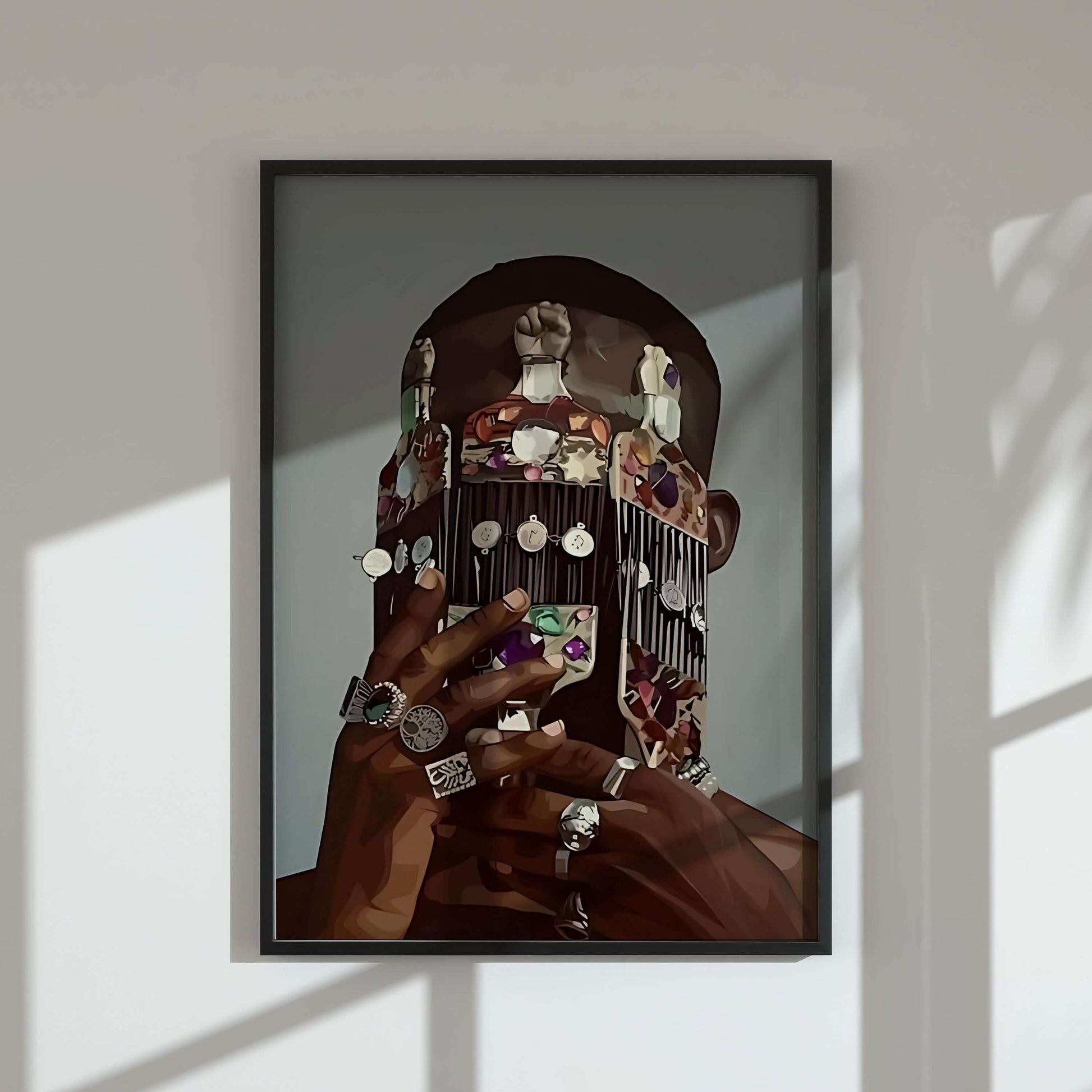 Black Men Wall Art Set of 3 - Haus of Prints