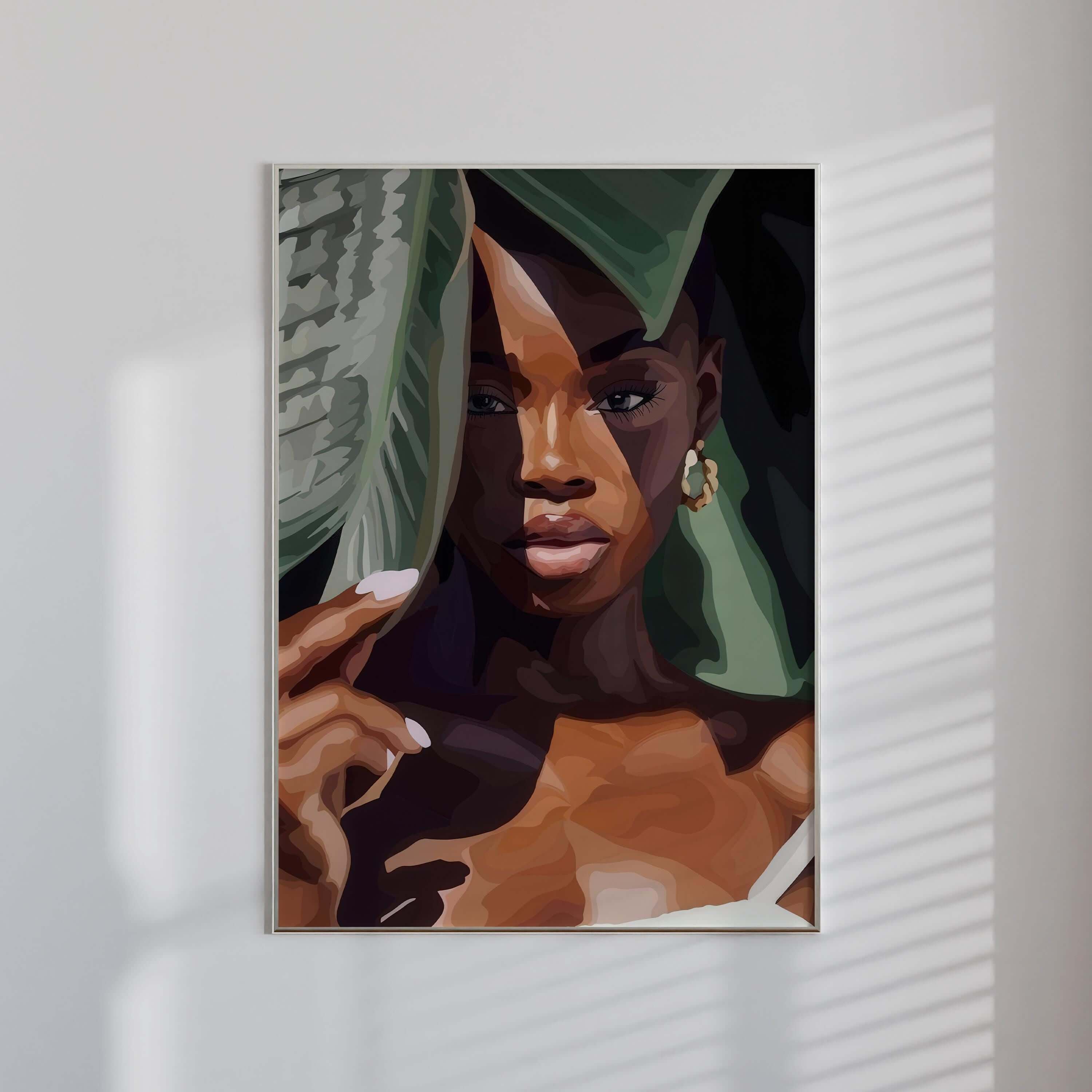 Black Woman Wall Art Set of 3 - Haus of Prints
