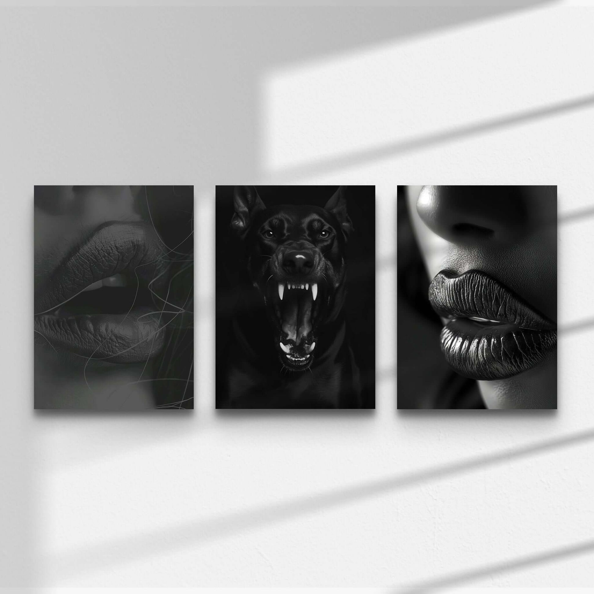 Black and White Fashion Prints Set of 3 - Haus of Prints