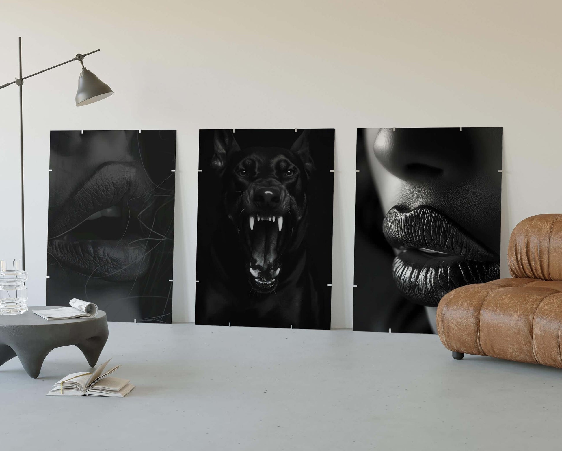 Black and White Fashion Prints Set of 3 - Haus of Prints