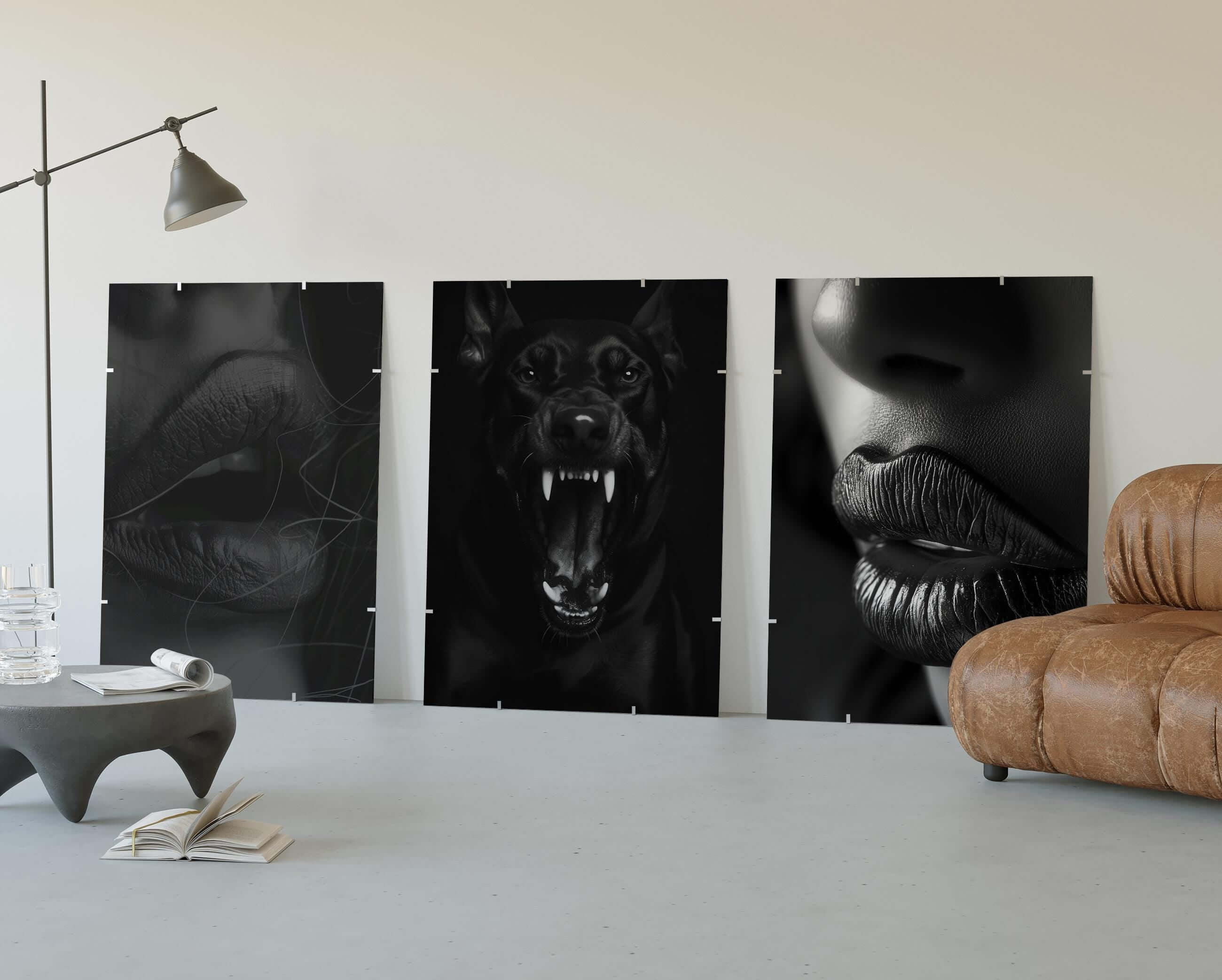 Black and White Fashion Prints Set of 3 - Haus of Prints