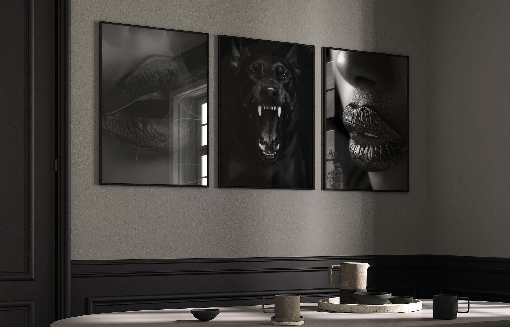 Black and White Fashion Prints Set of 3 - Haus of Prints