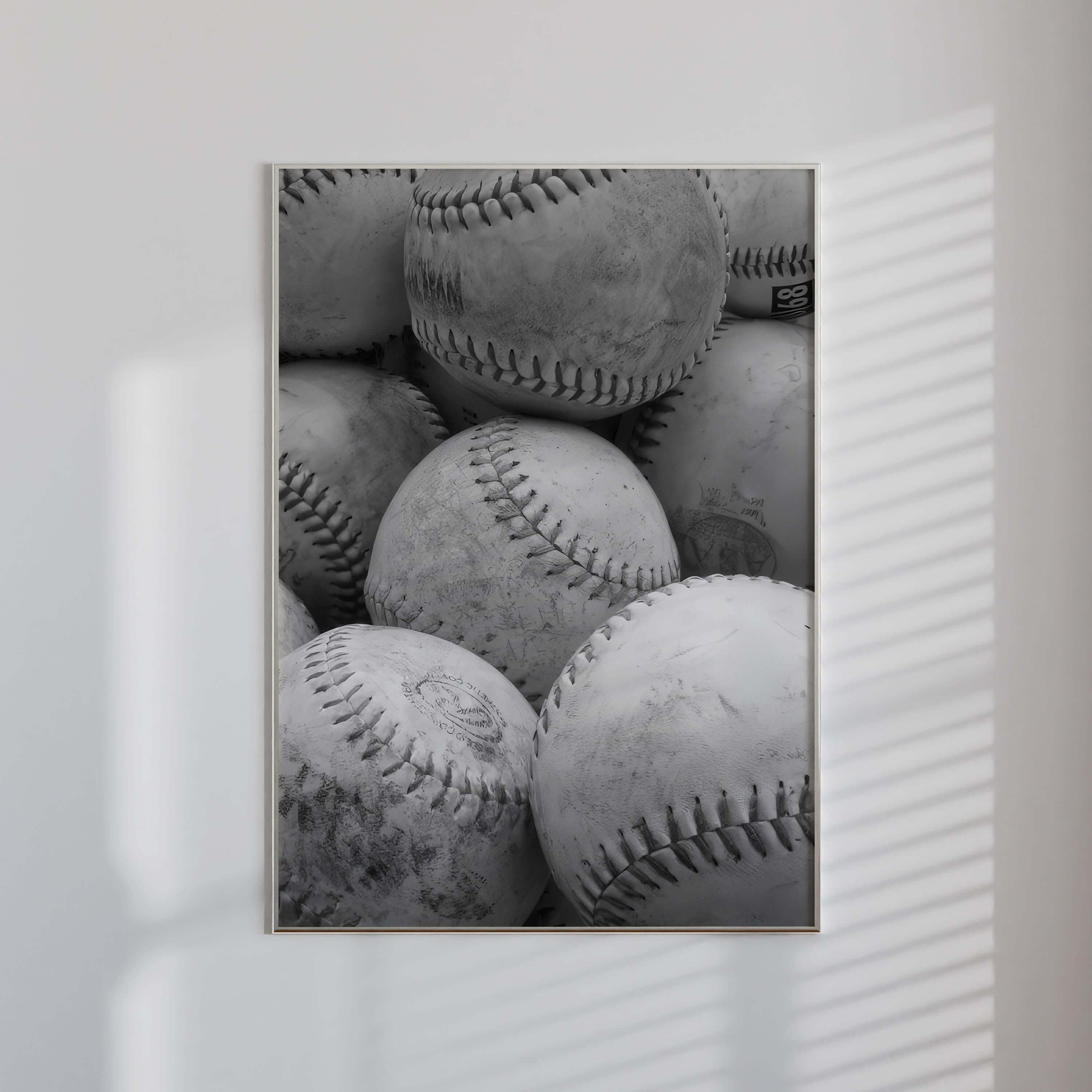 Black and White Sports Poster Set of 3 - Haus of Prints