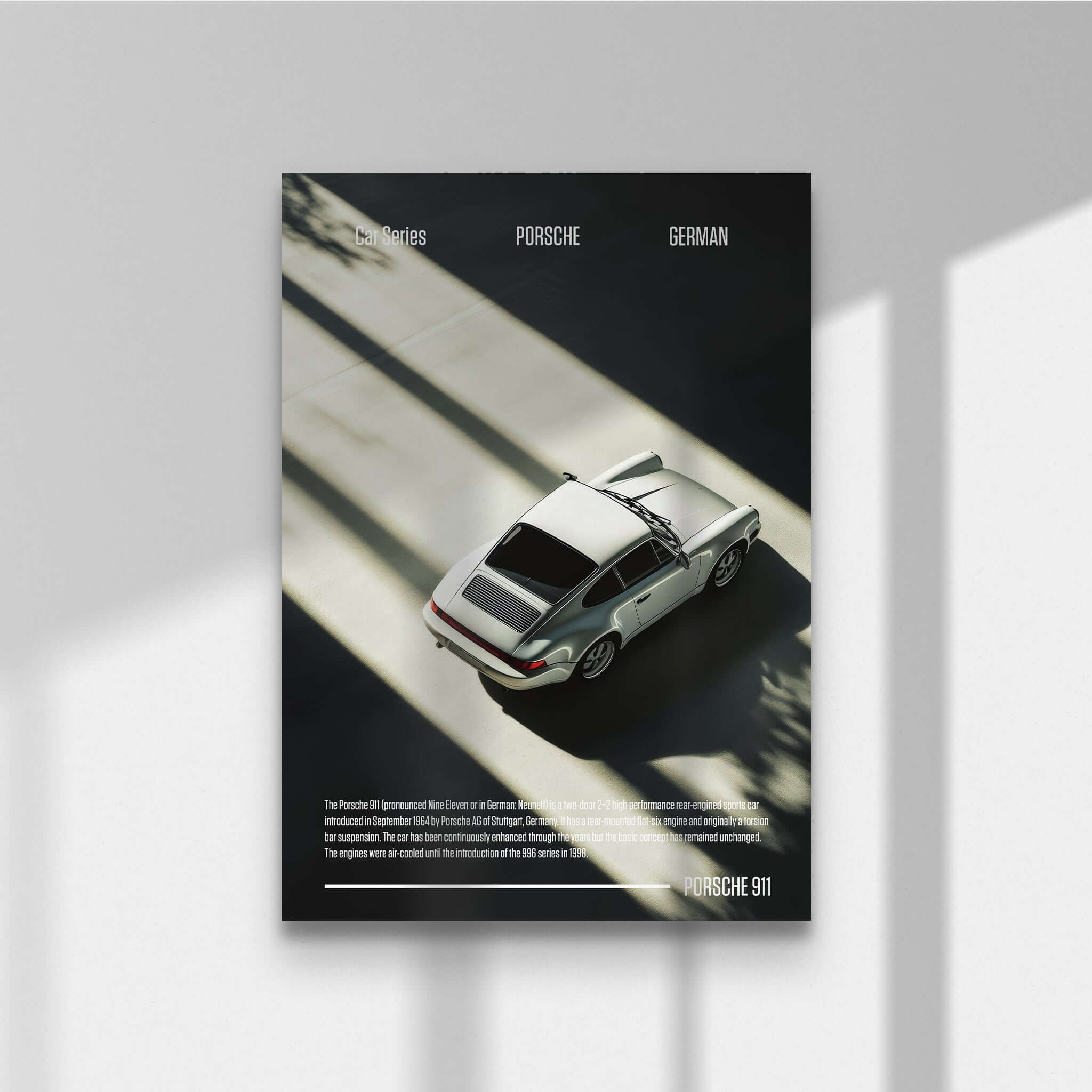 Classic Porsche 911 Wall Art Print - Haus of Prints