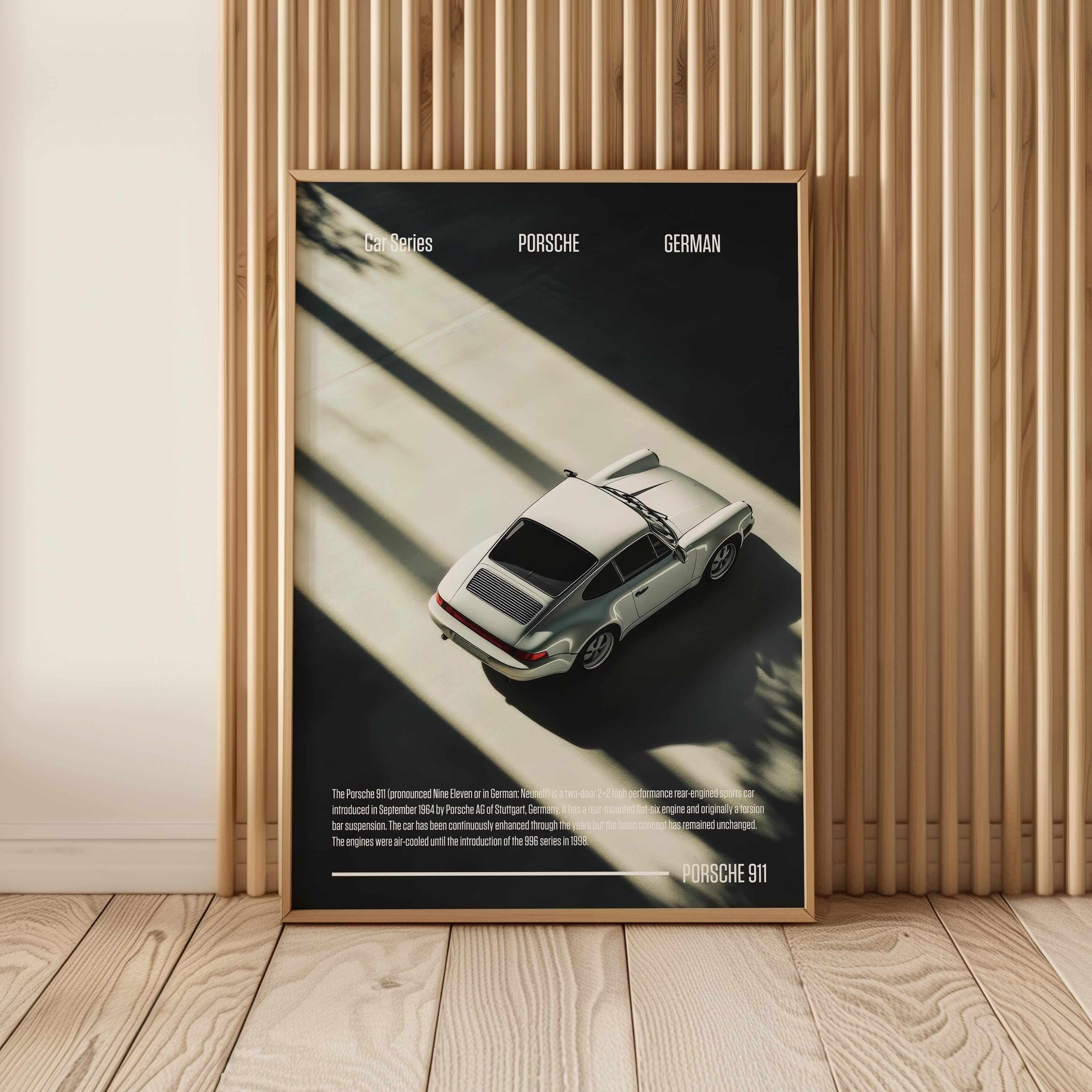 Classic Porsche 911 Wall Art Print - Haus of Prints