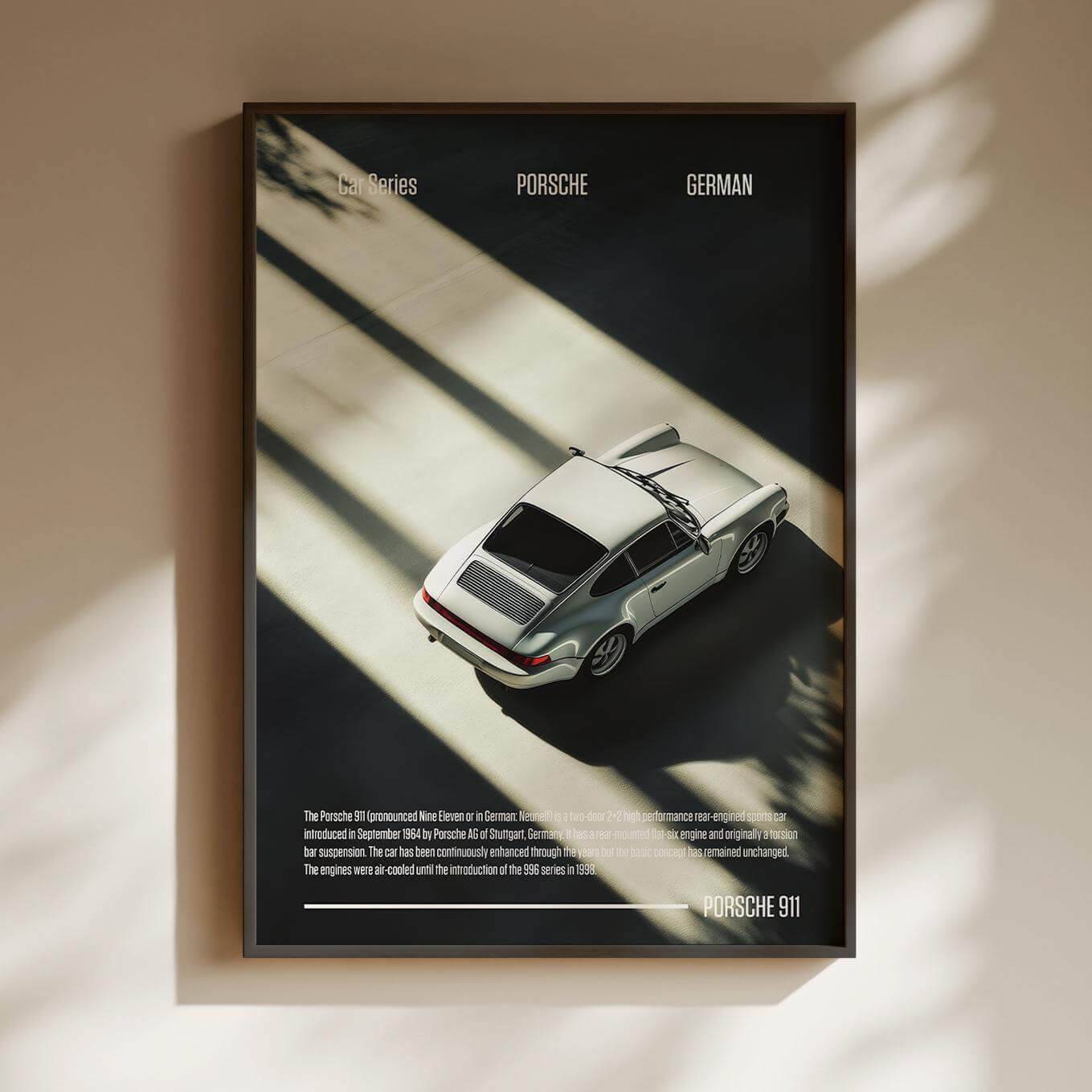 Classic Porsche 911 Wall Art Print - Haus of Prints