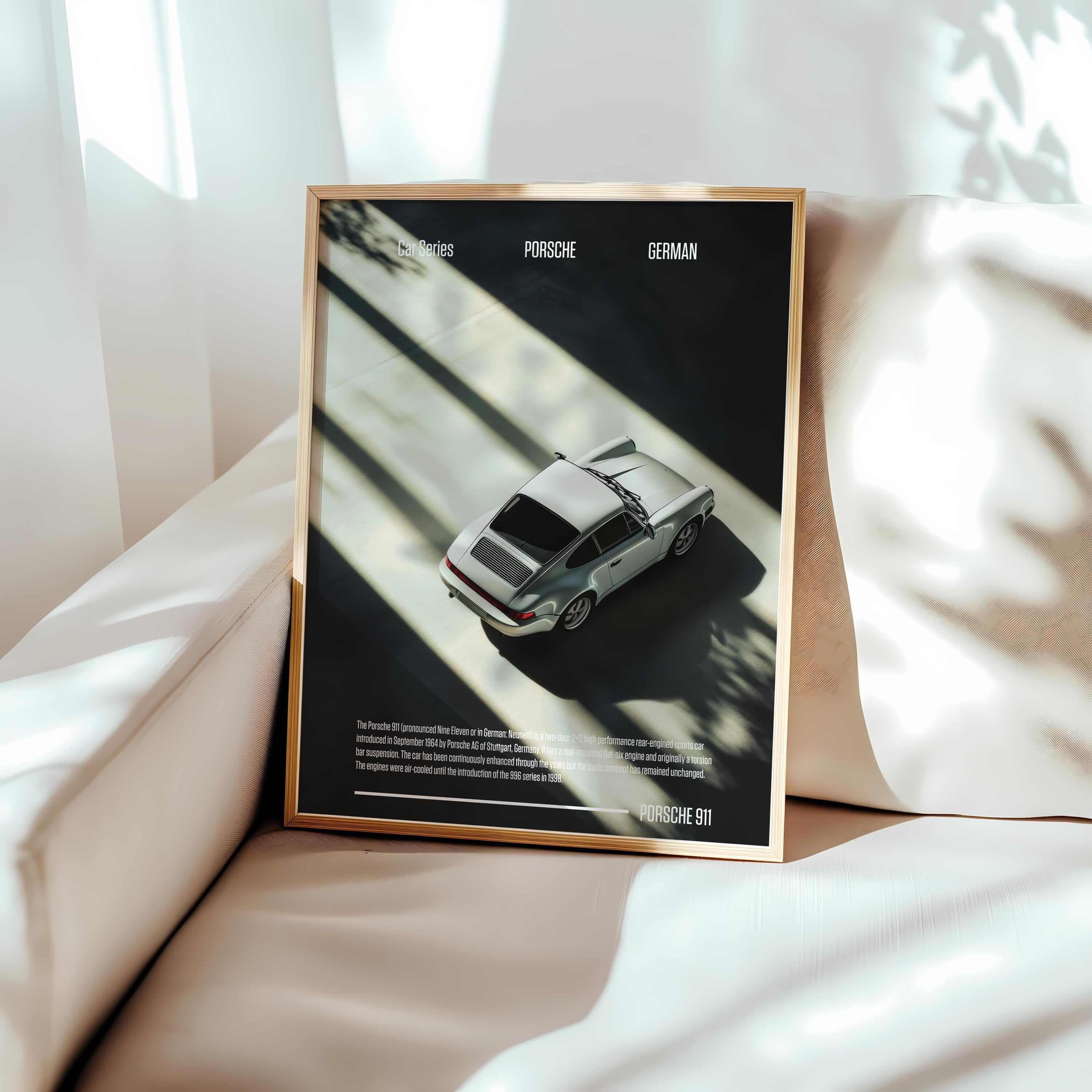 Classic Porsche 911 Wall Art Print - Haus of Prints
