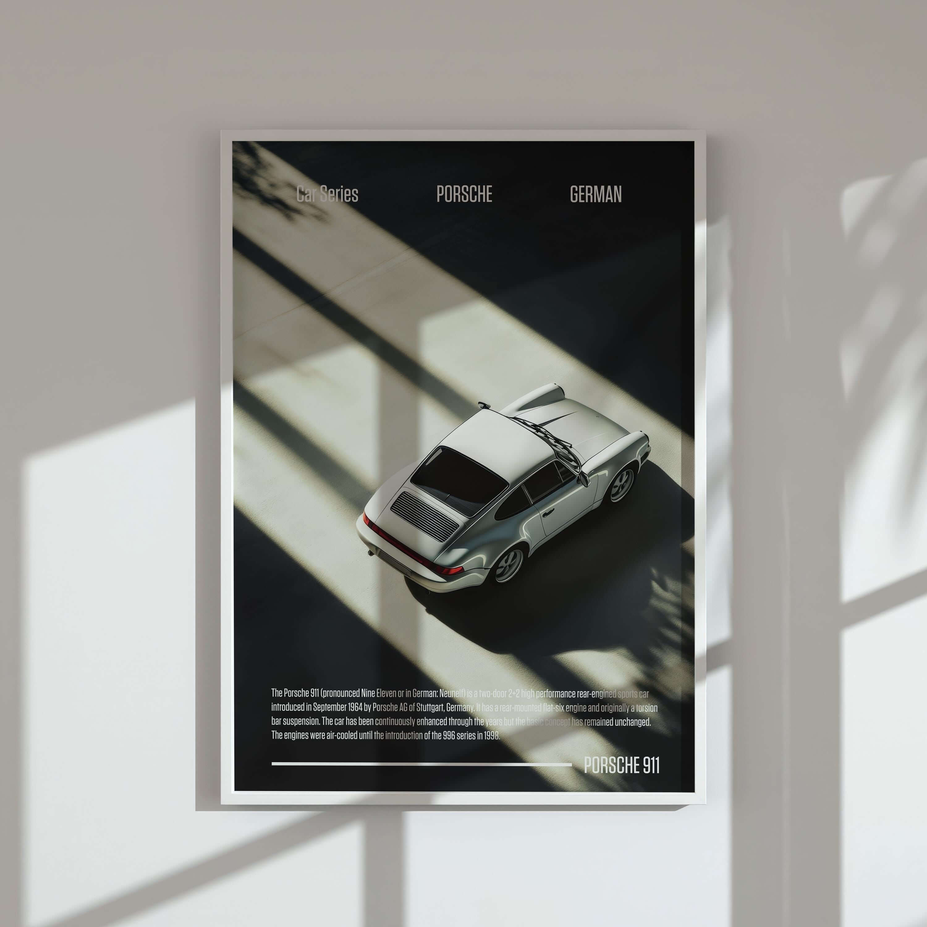 Classic Porsche 911 Wall Art Print - Haus of Prints