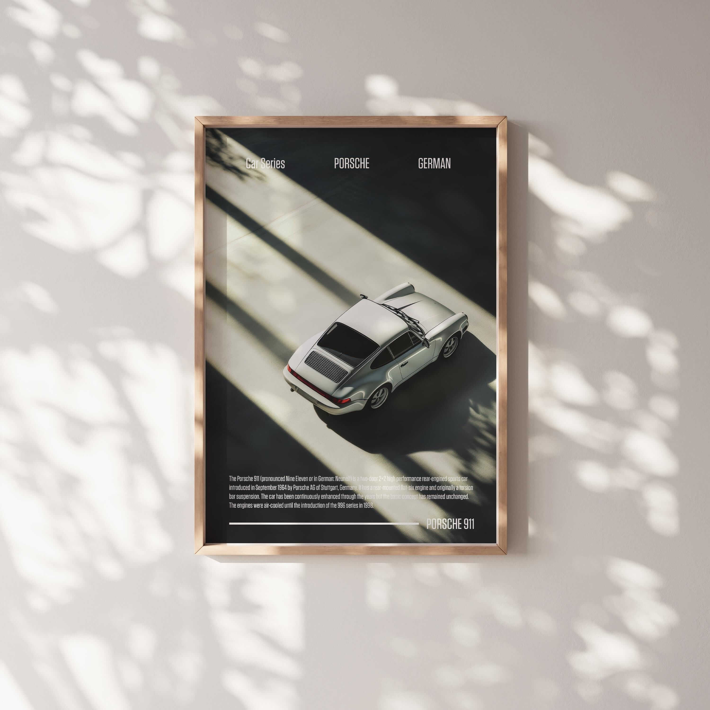 Classic Porsche 911 Wall Art Print - Haus of Prints