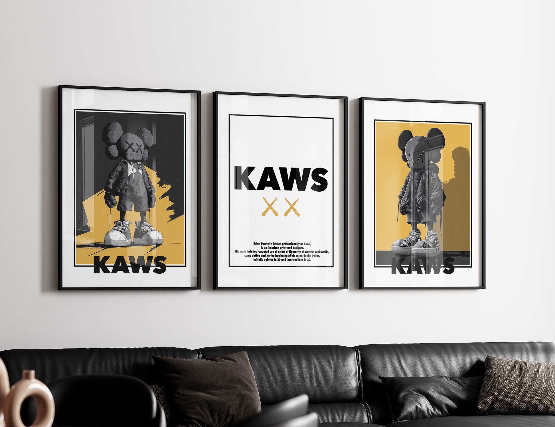Contemporary Wall Art Set of 3 Posters - Haus of Prints