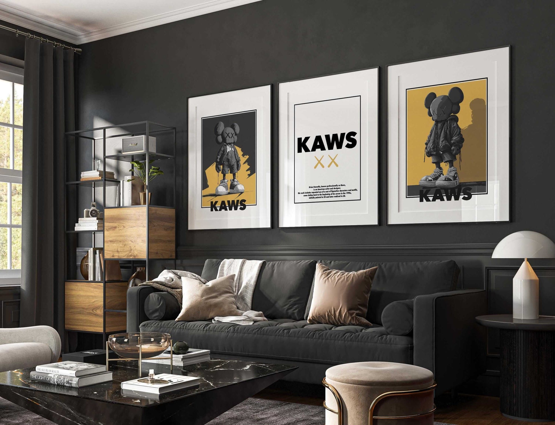 Contemporary Wall Art Set of 3 Posters - Haus of Prints