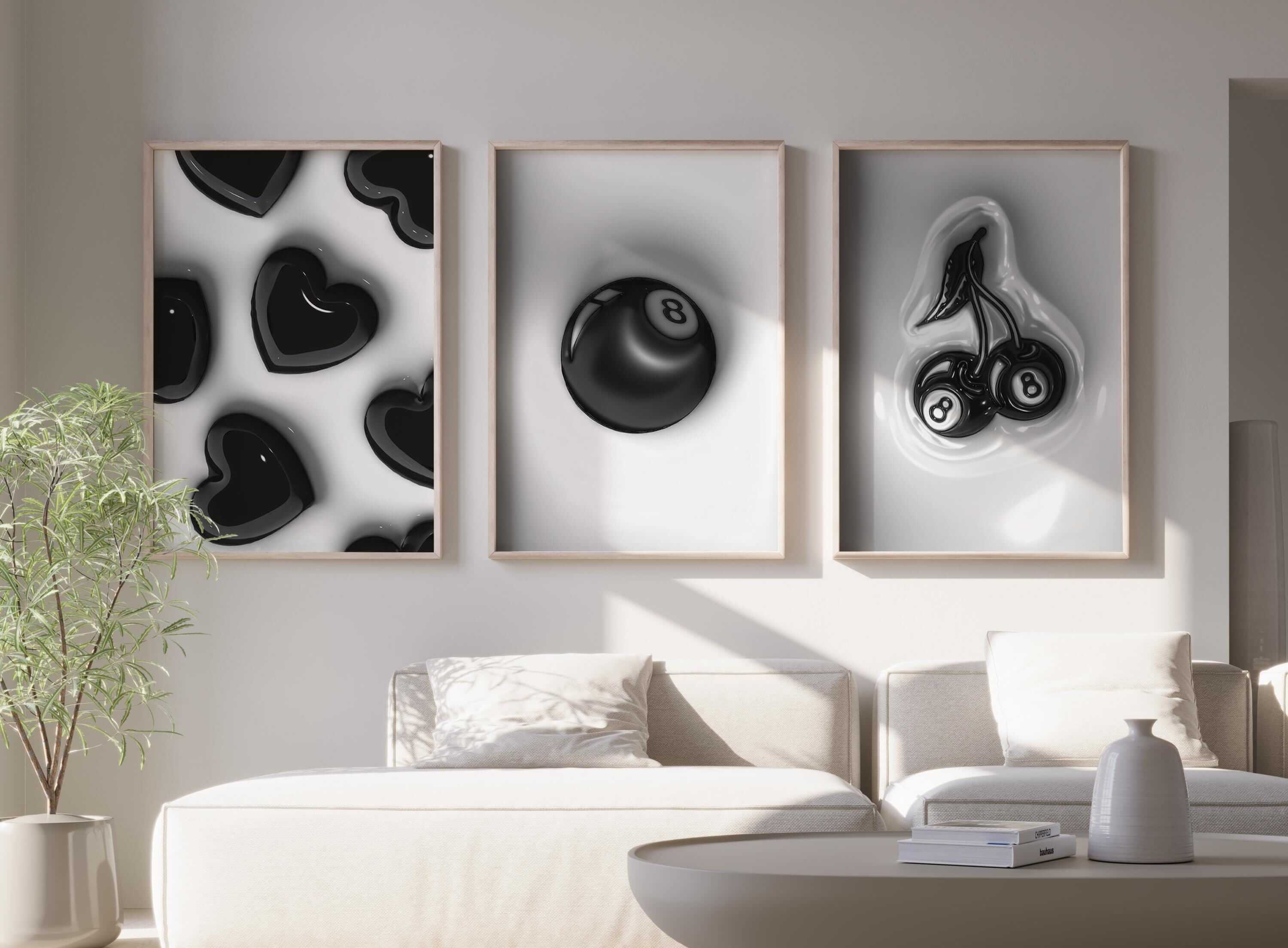 Cool 3D Hypebeast Poster Set of 6 - Haus of Prints