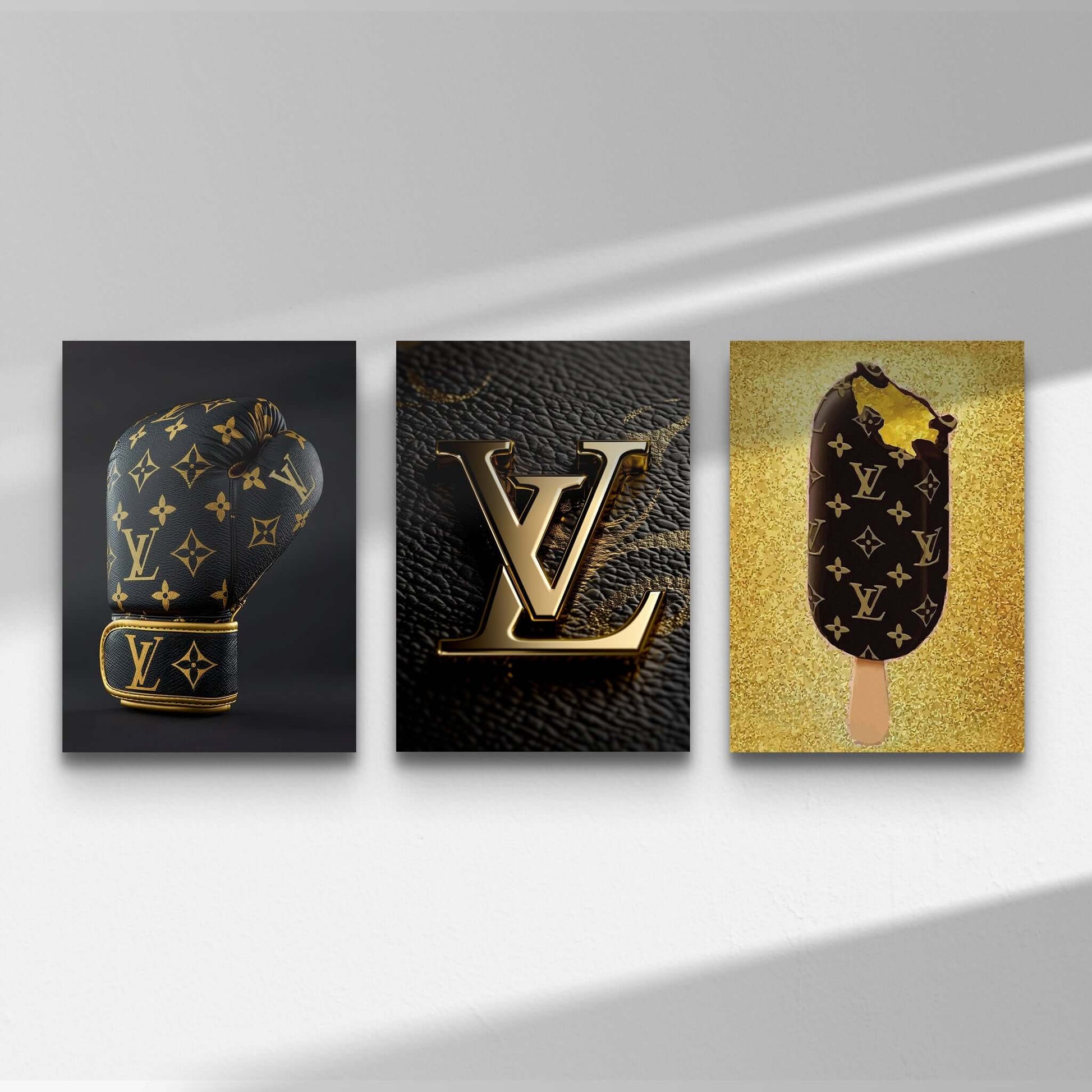 Designer Brand Fashion Wall Art Set of 3 - Haus of Prints