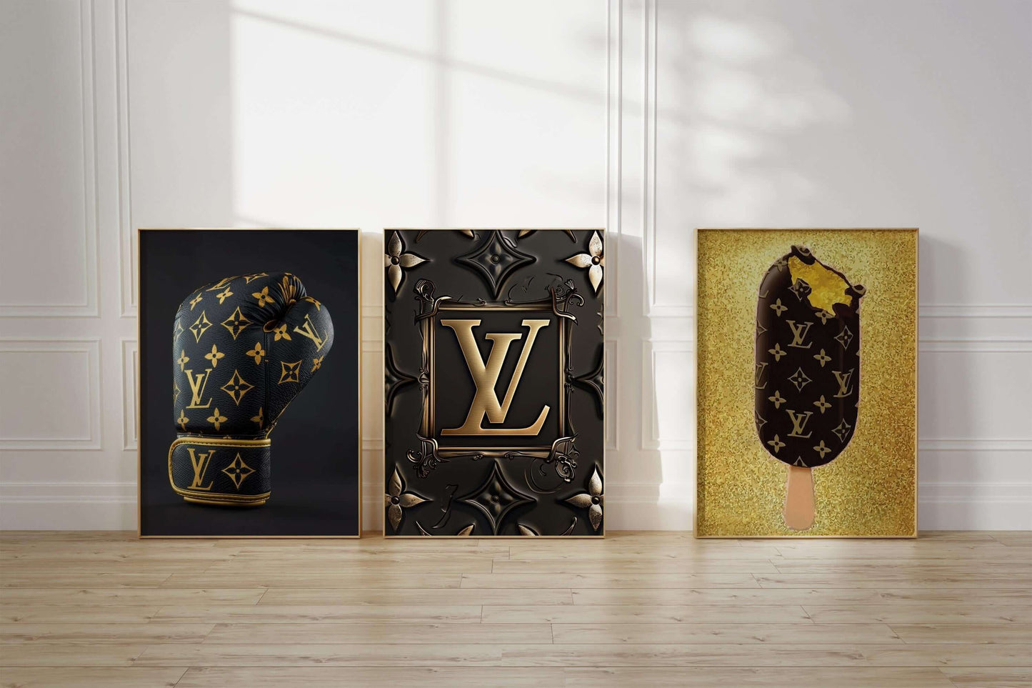 Designer Brand Fashion Wall Art Set of 3 - Haus of Prints