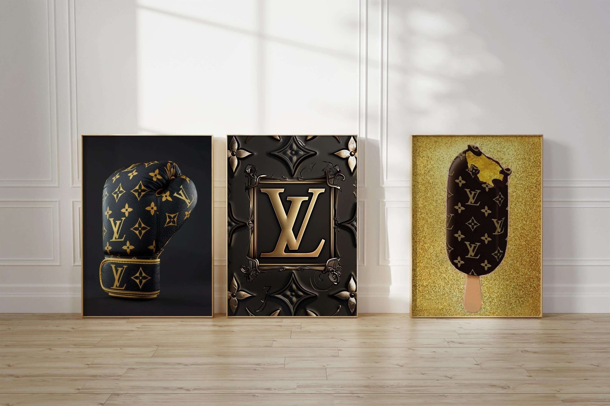 Designer Brand Fashion Wall Art Set of 3 - Haus of Prints