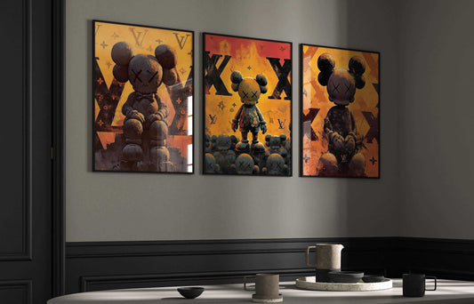 Designer Hypebeast Poster Set of 3 - Haus of Prints