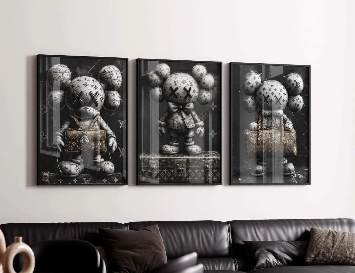 Creative character depiction as part of the HYPEBEAST collection, perfect for modern wall decor.