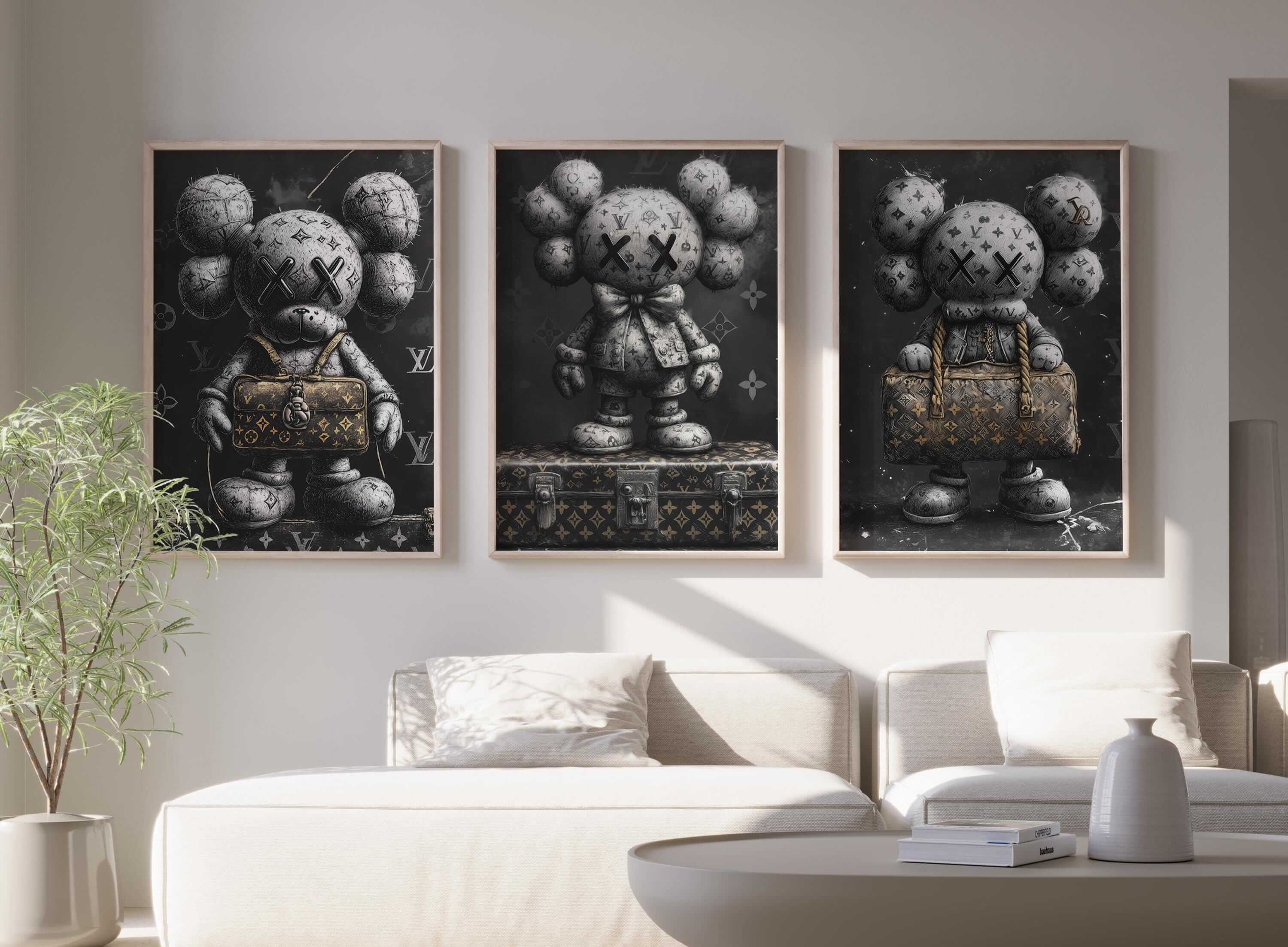 Designer Hypebeast Set of 3 Posters - Haus of Prints