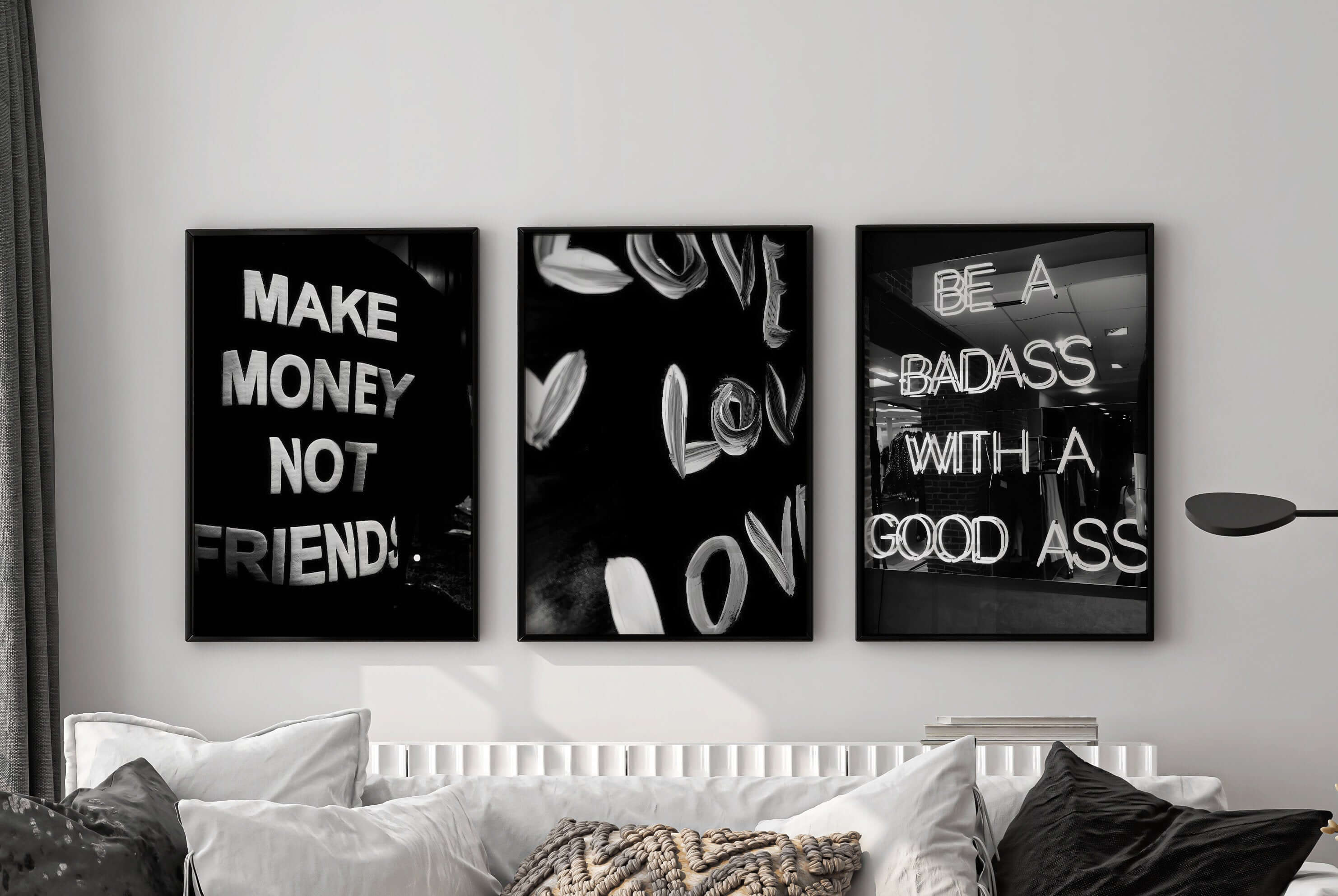 Fashion Quote Wall Art Set of 3 - Haus of Prints