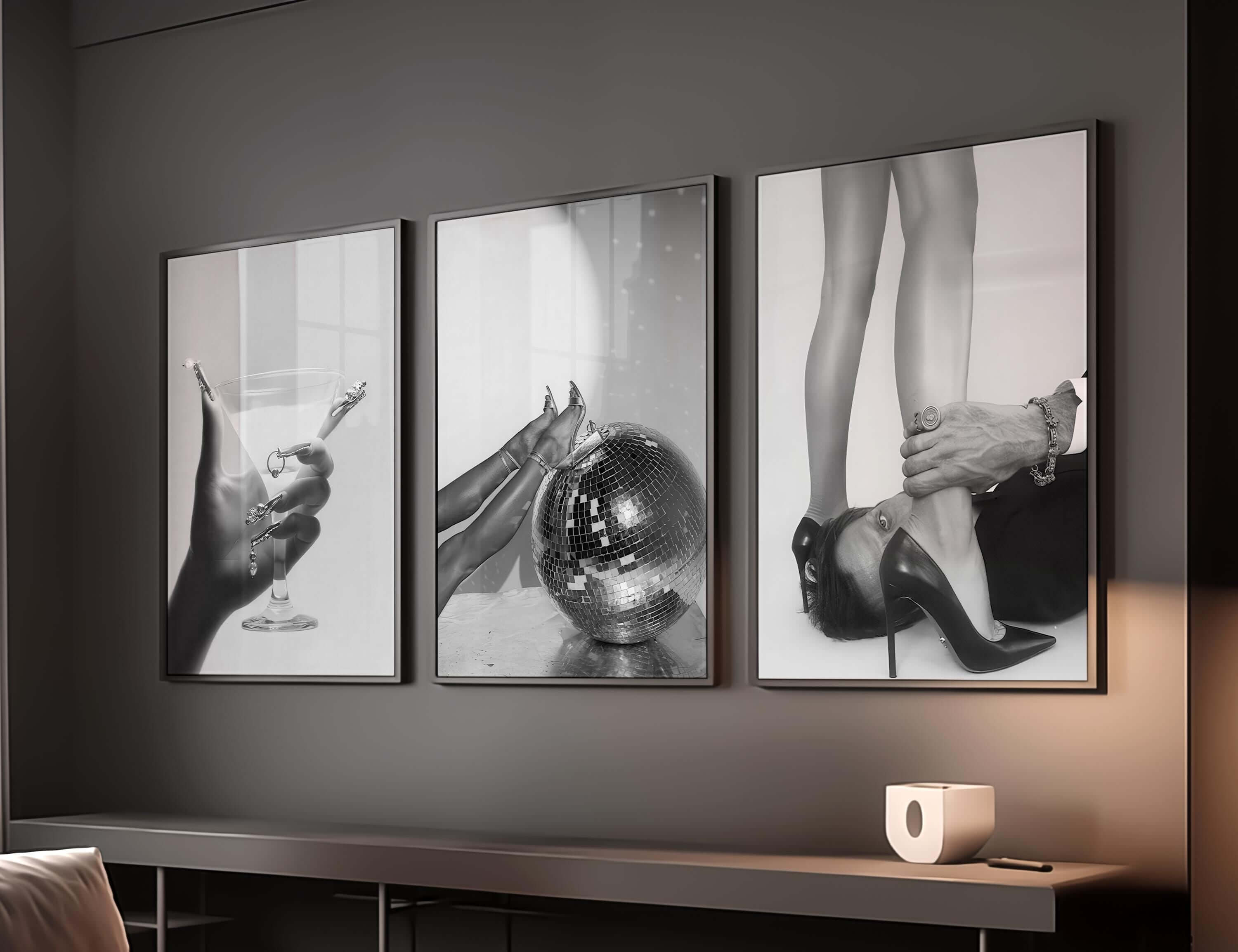 Girl's Room Fashion Set of 3 Prints - Haus of Prints