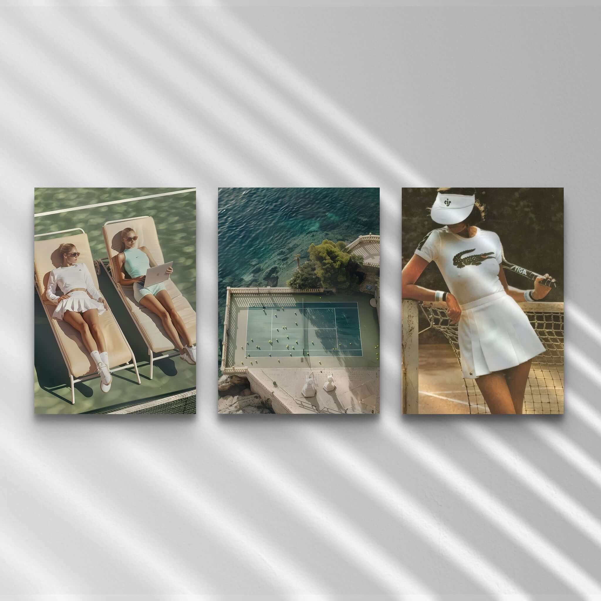 Tennis Wall Art Set of 3 - Haus of Prints