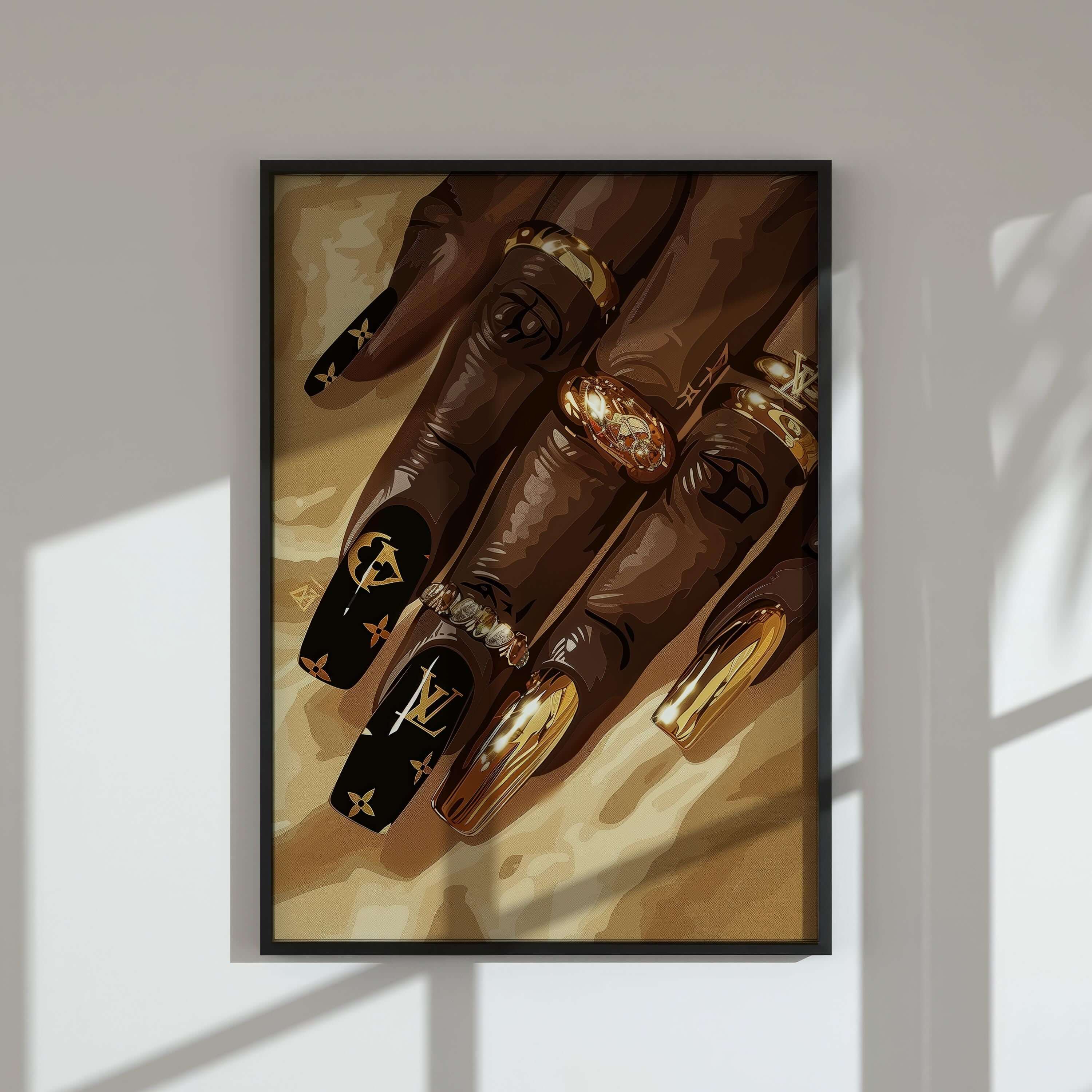 Gold Black Woman Poster Set of 3 - Haus of Prints