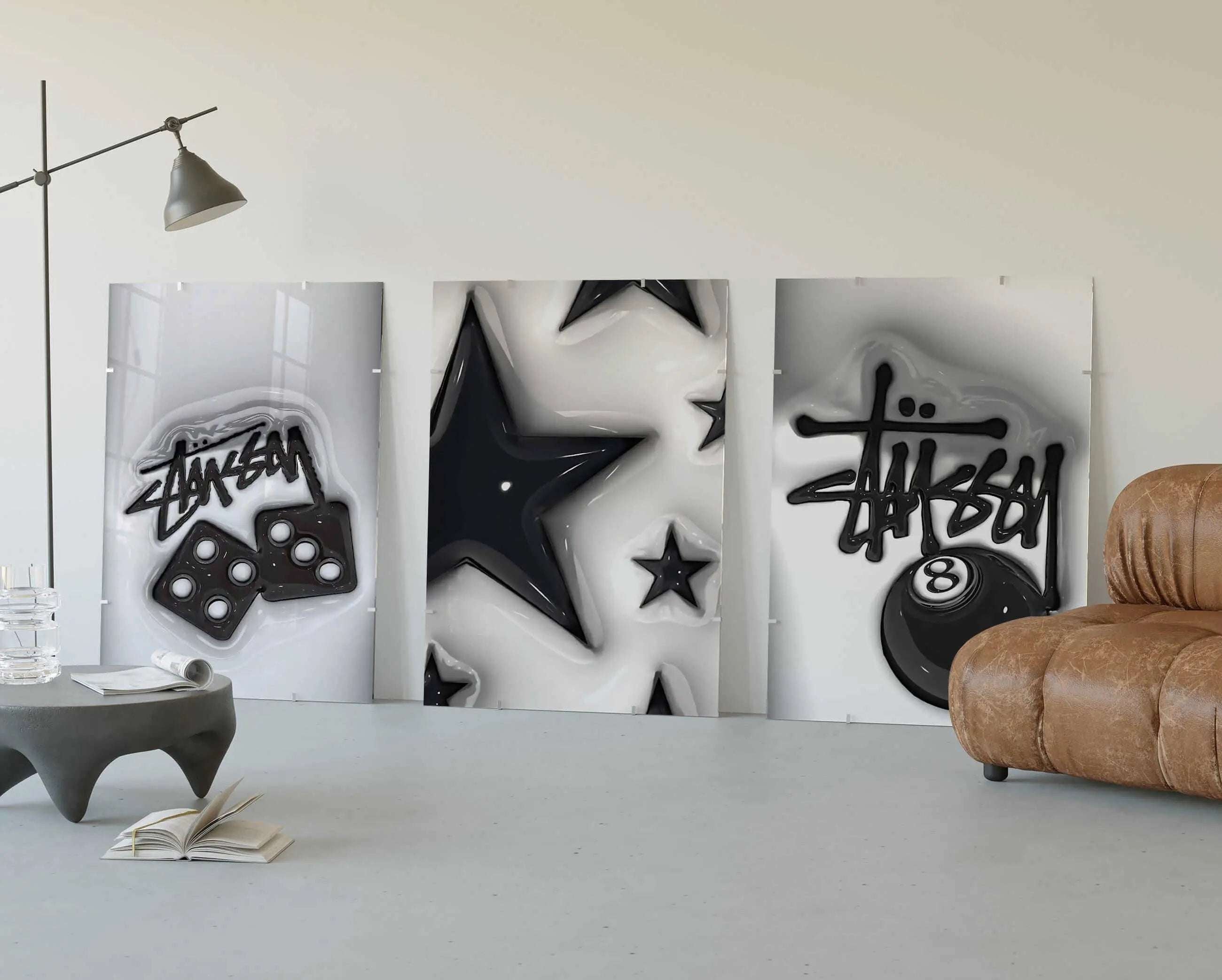 HAUS OF PRINTS HYPEBEAST Designer Poster Set of 3 - HYPEBEAST featuring HYPEBEAST Designer Poster design elements