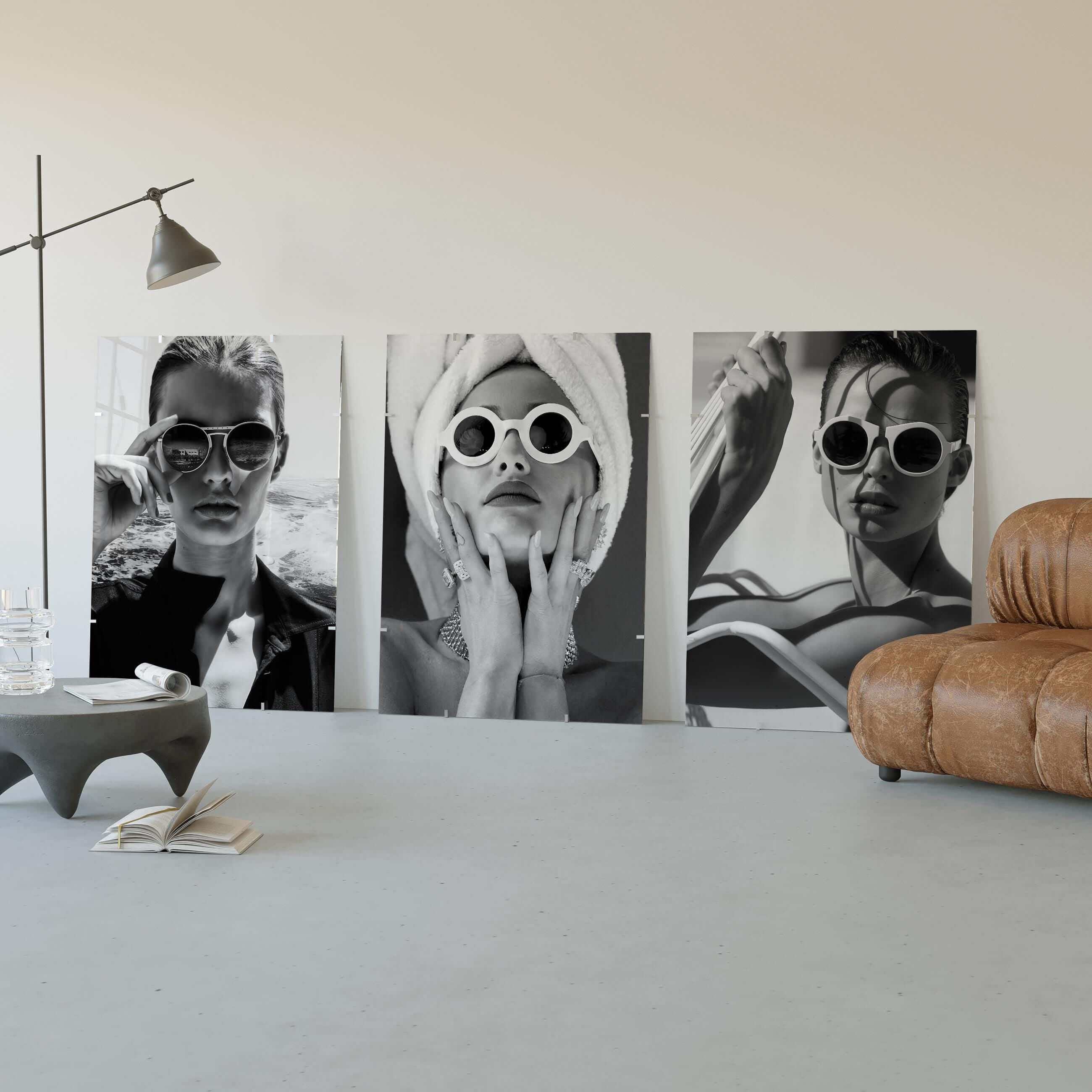 High Fashion Wall Art Set of 3 - Haus of Prints