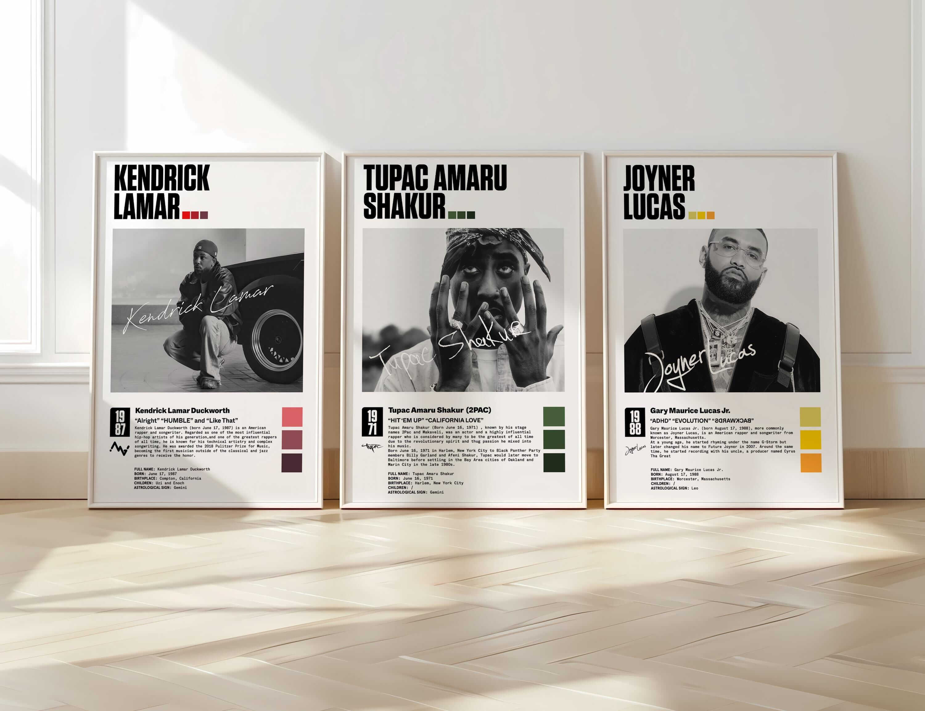 Hip Hop Album Cover Poster Set of 3 - Haus of Prints