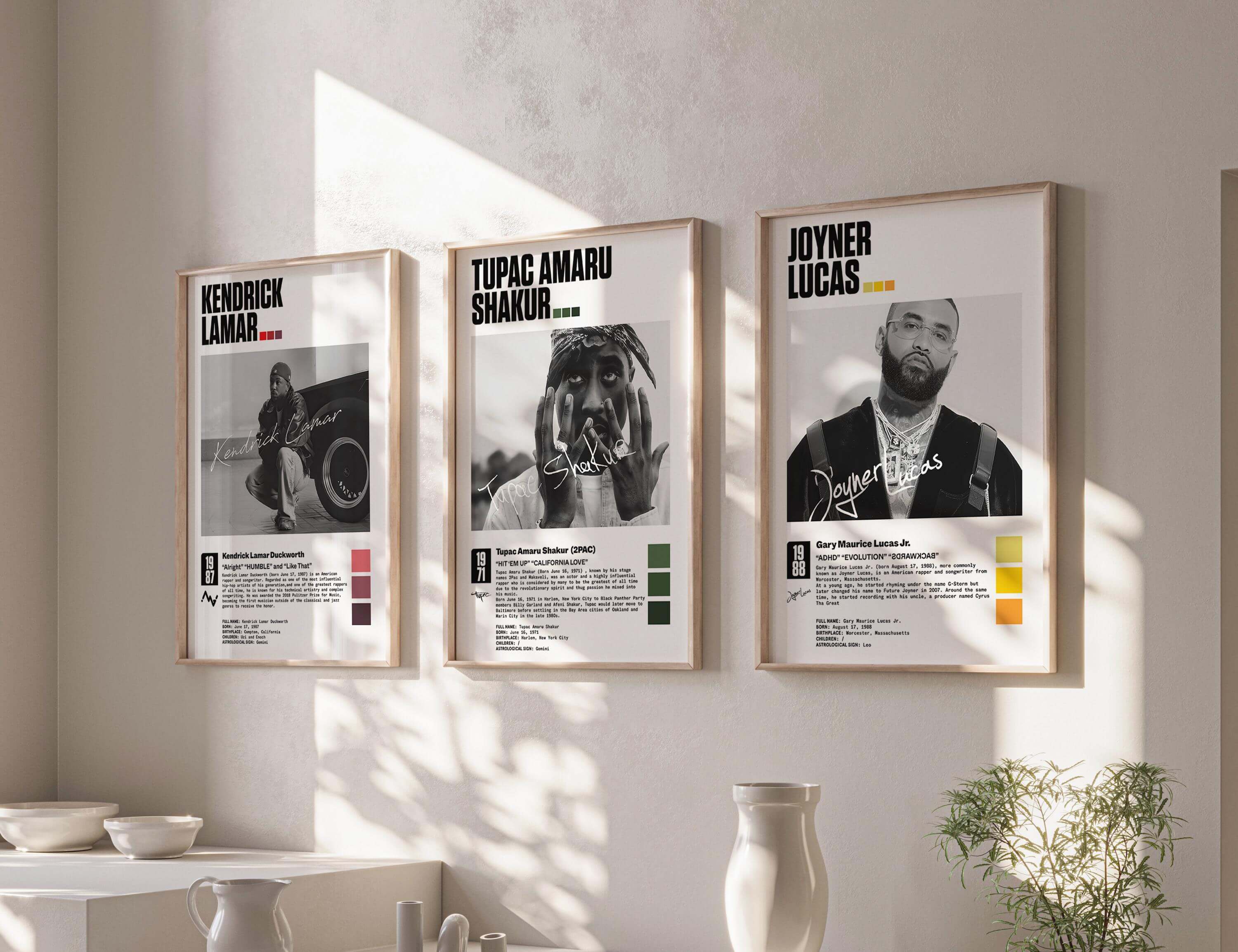 Hip Hop Album Cover Poster Set of 3 - Haus of Prints