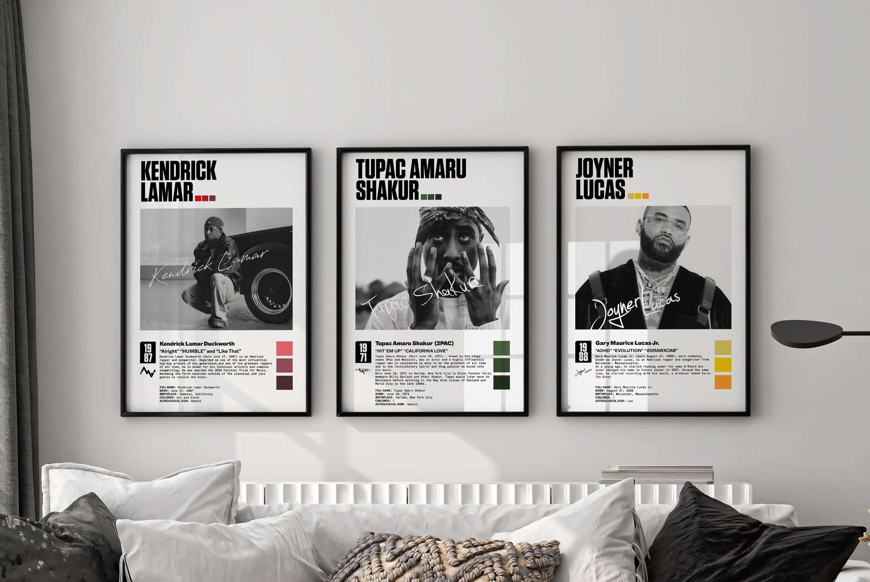 Hip Hop Album Cover Poster Set of 3 - Haus of Prints