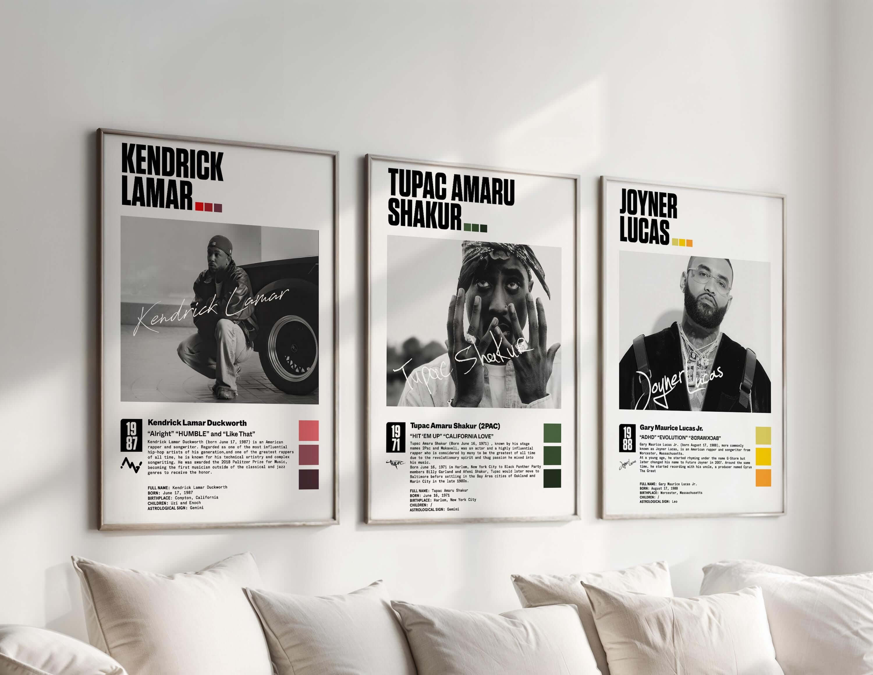 Hip Hop Album Cover Poster Set of 3 - Haus of Prints